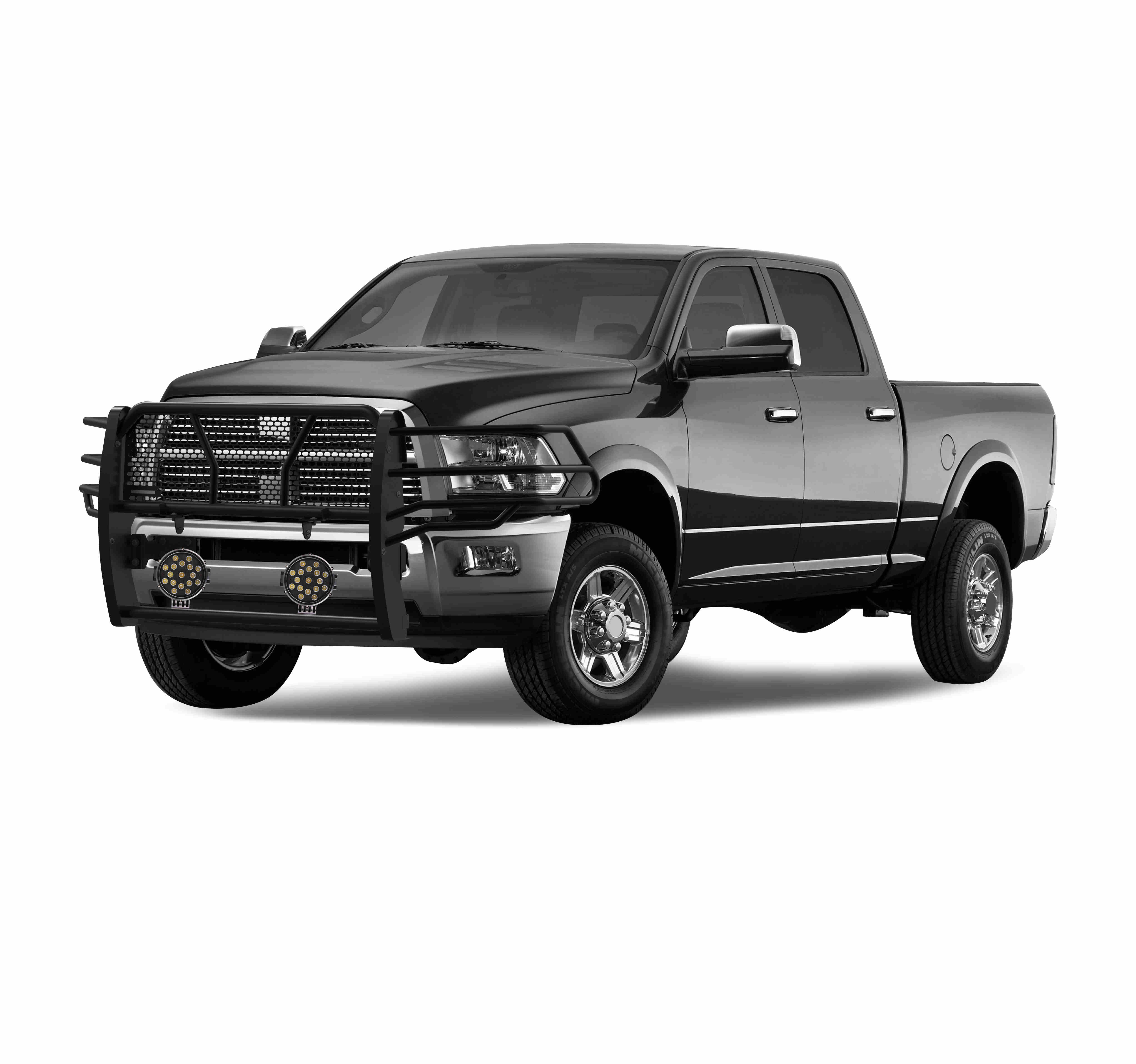 2010-2018 Dodge Ram 2500 Rugged Heavy Duty Grille Guard Kit Modular | Black Horse Off Road - Image 3