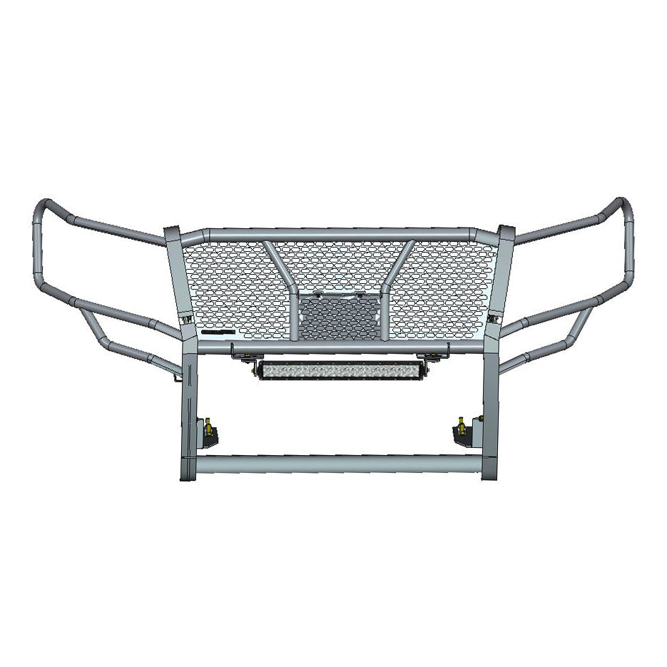 2018-2024 Ford Expedition Rugged Heavy Duty Grille Guard Kit Modular Includes 20" Double Row LED Light | Black Horse Off Road - Image 5
