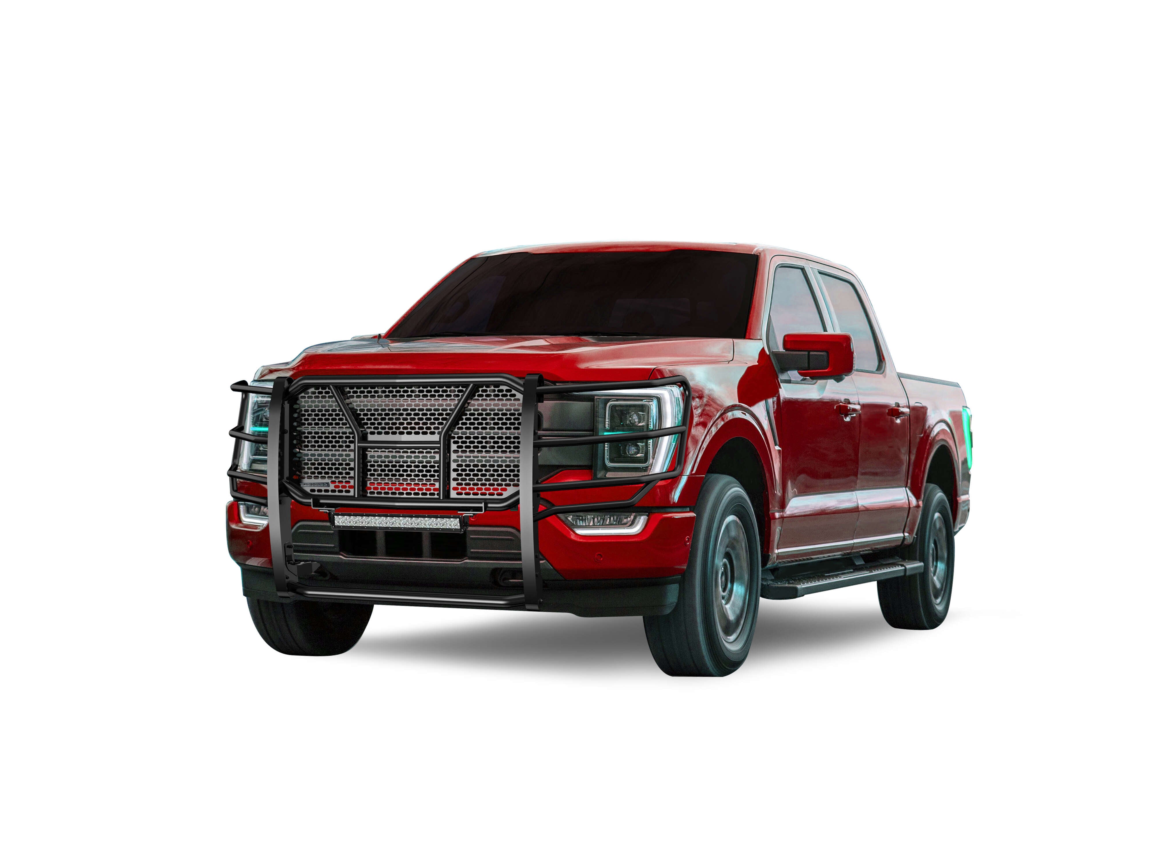 2021-2026 Ford F-150 Rugged Heavy Duty Grille Guard Kit Modular | Black Horse Off Road - Image 4