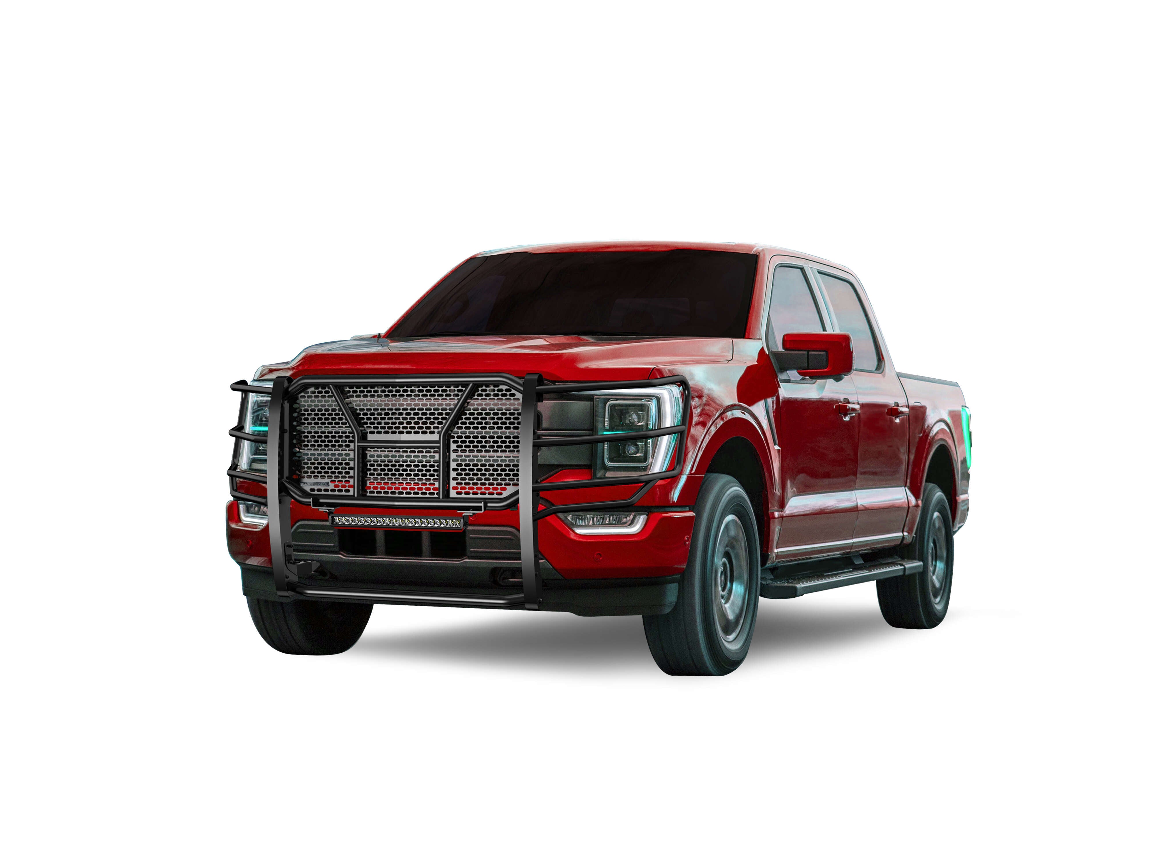 2021-2026 Ford F-150 Rugged Heavy Duty Grille Guard Kit Modular | Black Horse Off Road - Image 6