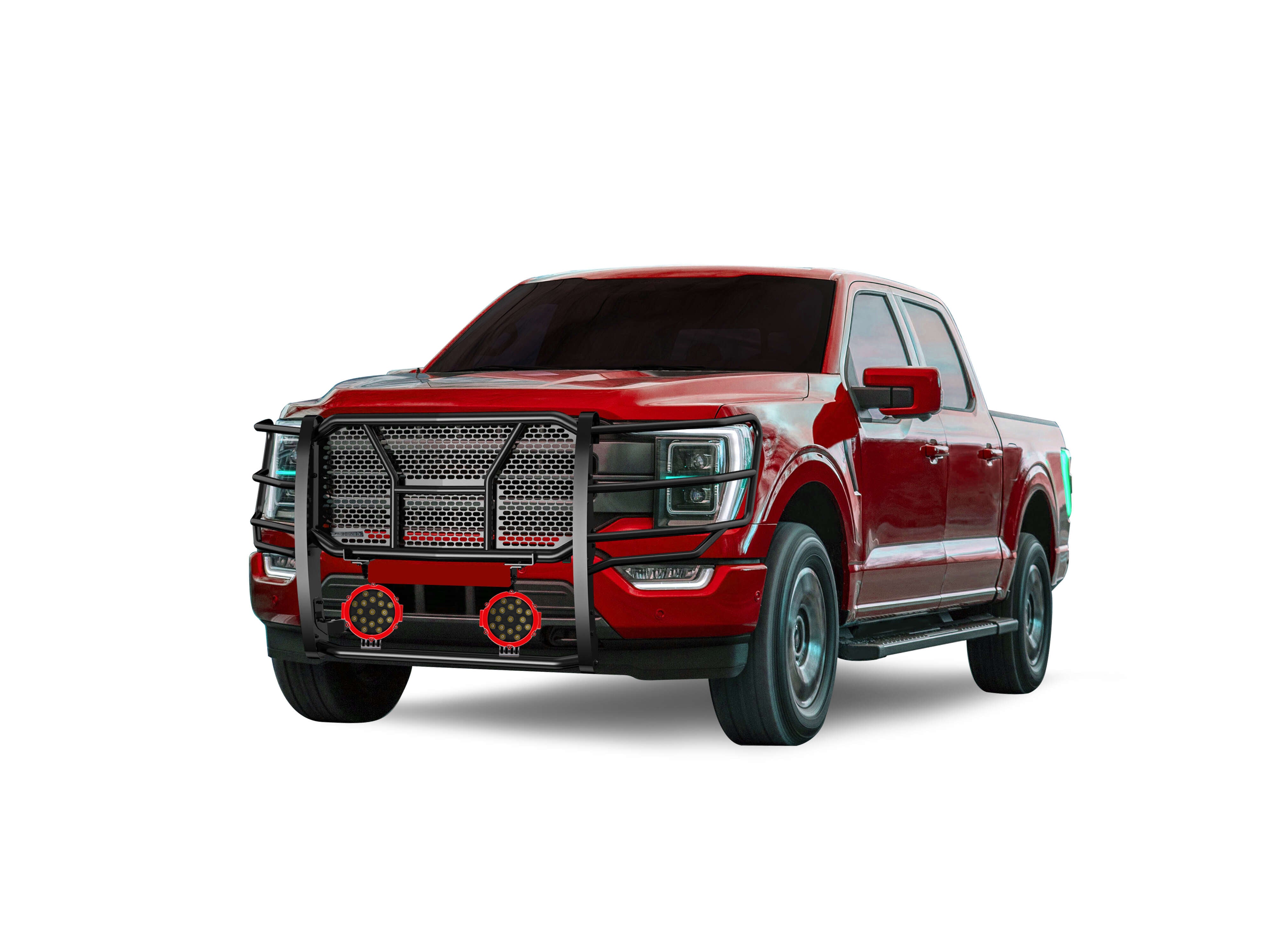 2021-2026 Ford F-150 Rugged Heavy Duty Grille Guard Kit Modular | Black Horse Off Road - Image 3