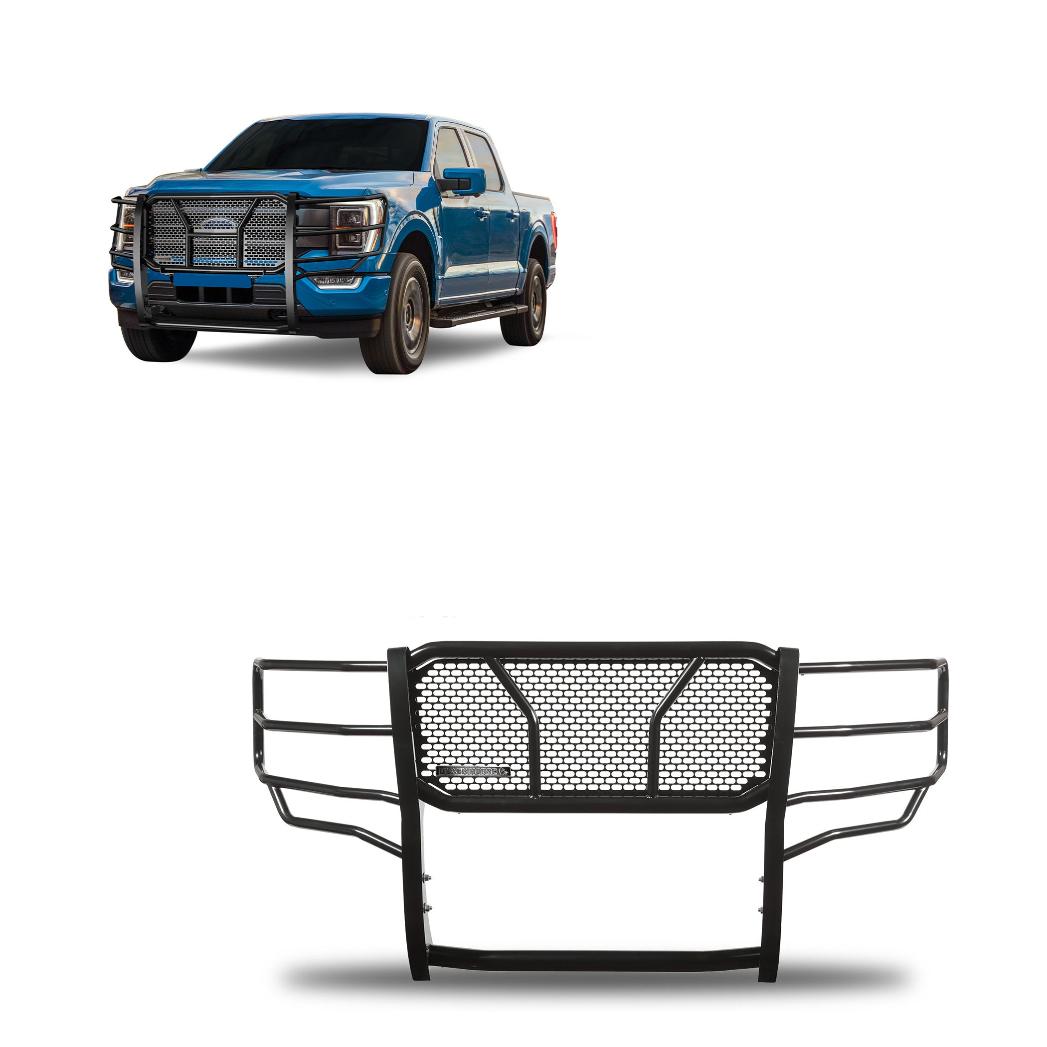 2021-2026 Ford F-150 Rugged Heavy Duty Grille Guard Modular | Black Horse Off Road - Image 1