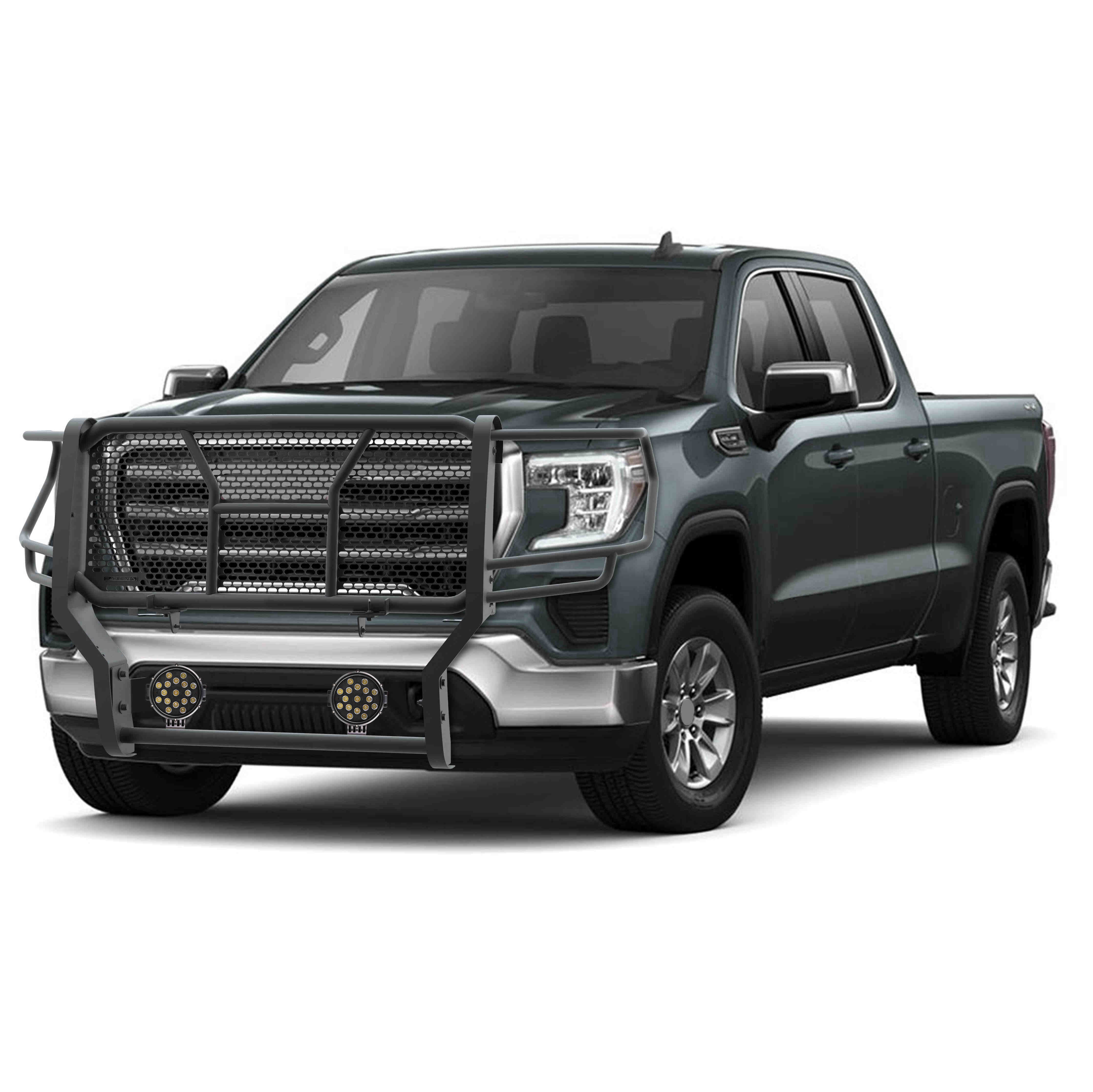 2020-2026 Gmc Sierra 2500 Hd Rugged Heavy Duty Grille Guard Kit Modular | Black Horse Off Road - Image 3