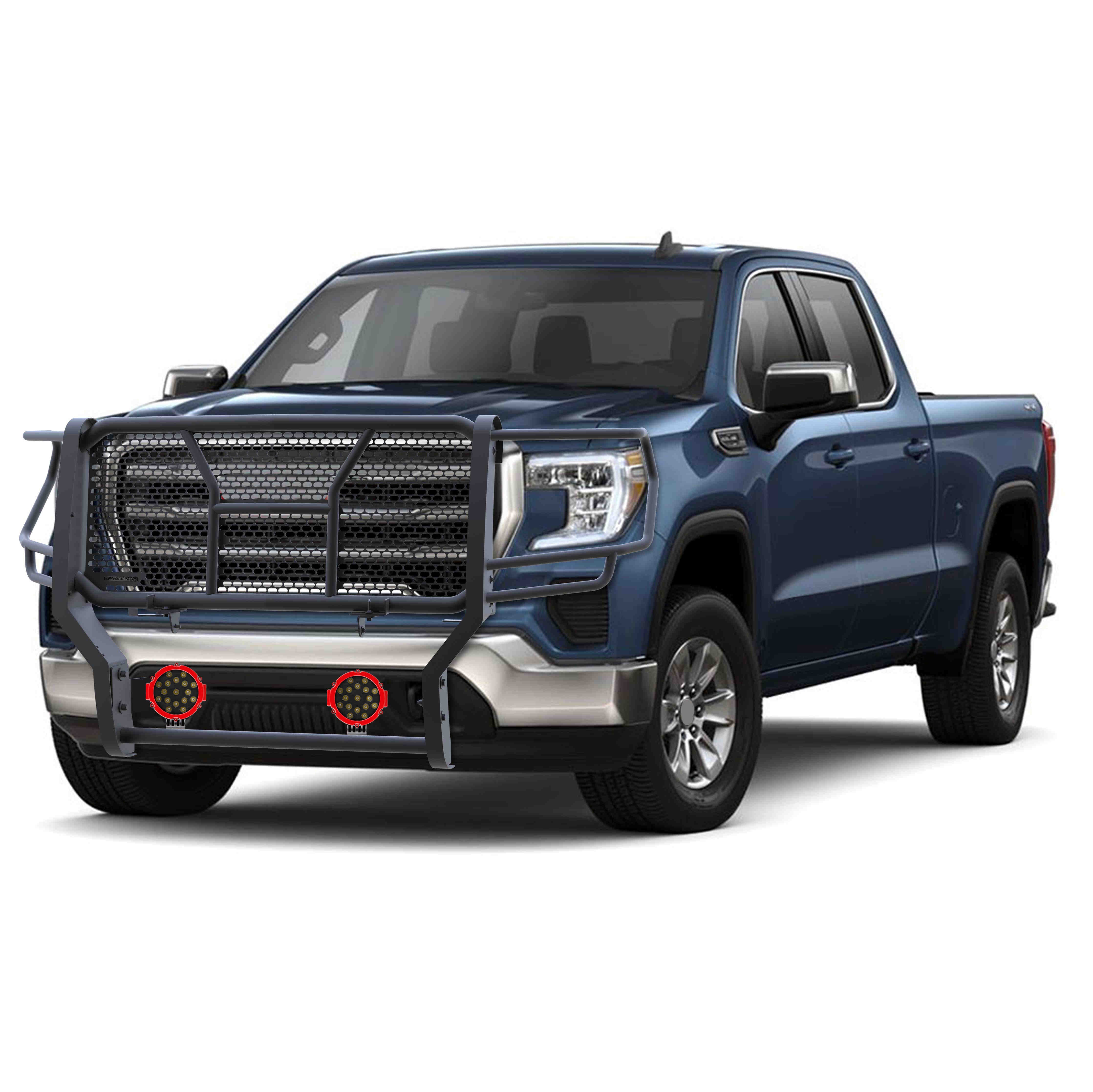 2020-2026 Gmc Sierra 2500 Hd Rugged Heavy Duty Grille Guard Kit Modular | Black Horse Off Road - Image 2