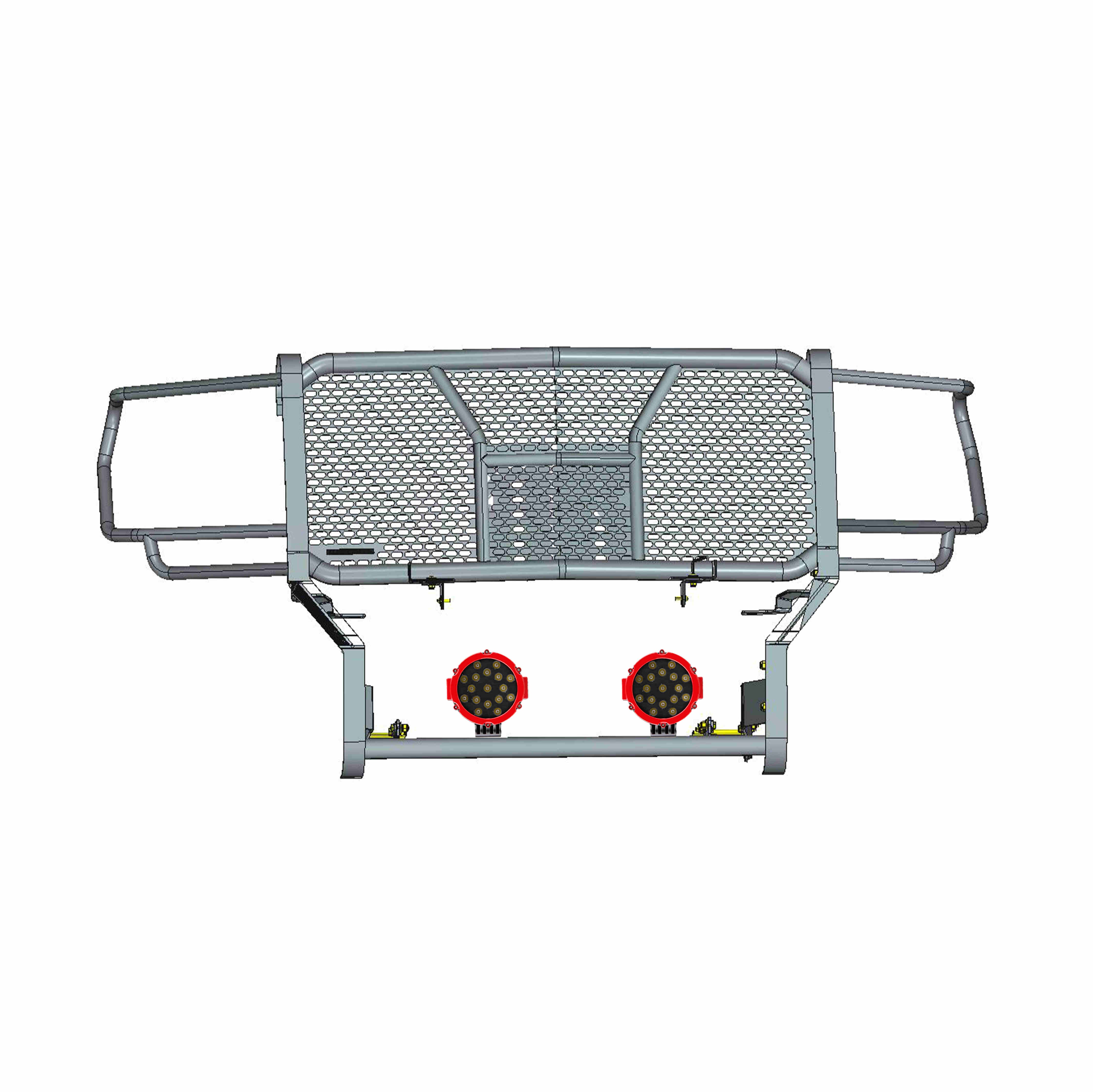 2020-2026 Gmc Sierra 2500 Hd Rugged Heavy Duty Grille Guard Kit Modular | Black Horse Off Road - Image 4