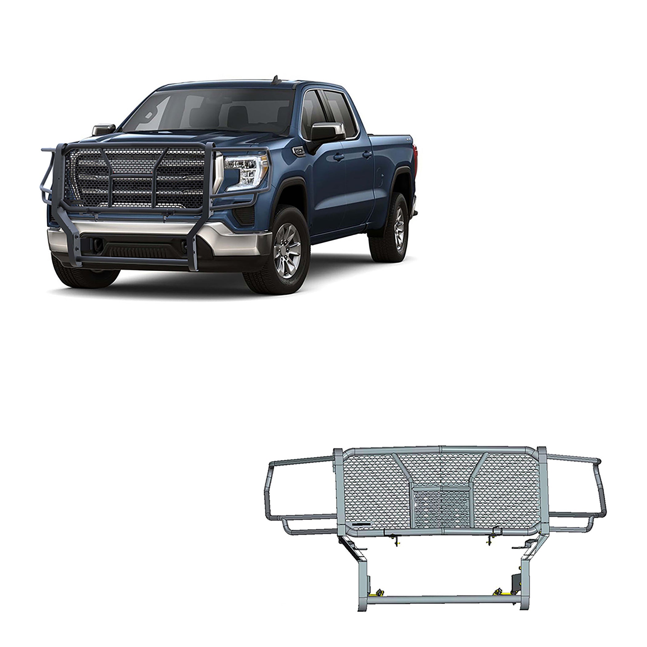 2020-2026 Gmc Sierra 2500 Hd Rugged Heavy Duty Grille Guard Modular | Black Horse Off Road - Image 1
