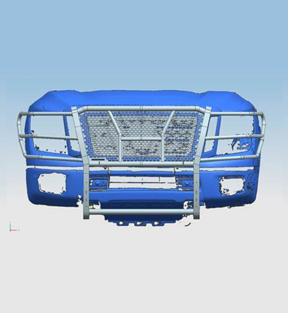 2017-2024 Nissan Titan Xd Rugged Heavy Duty Grille Guard Modular | Black Horse Off Road - Image 5