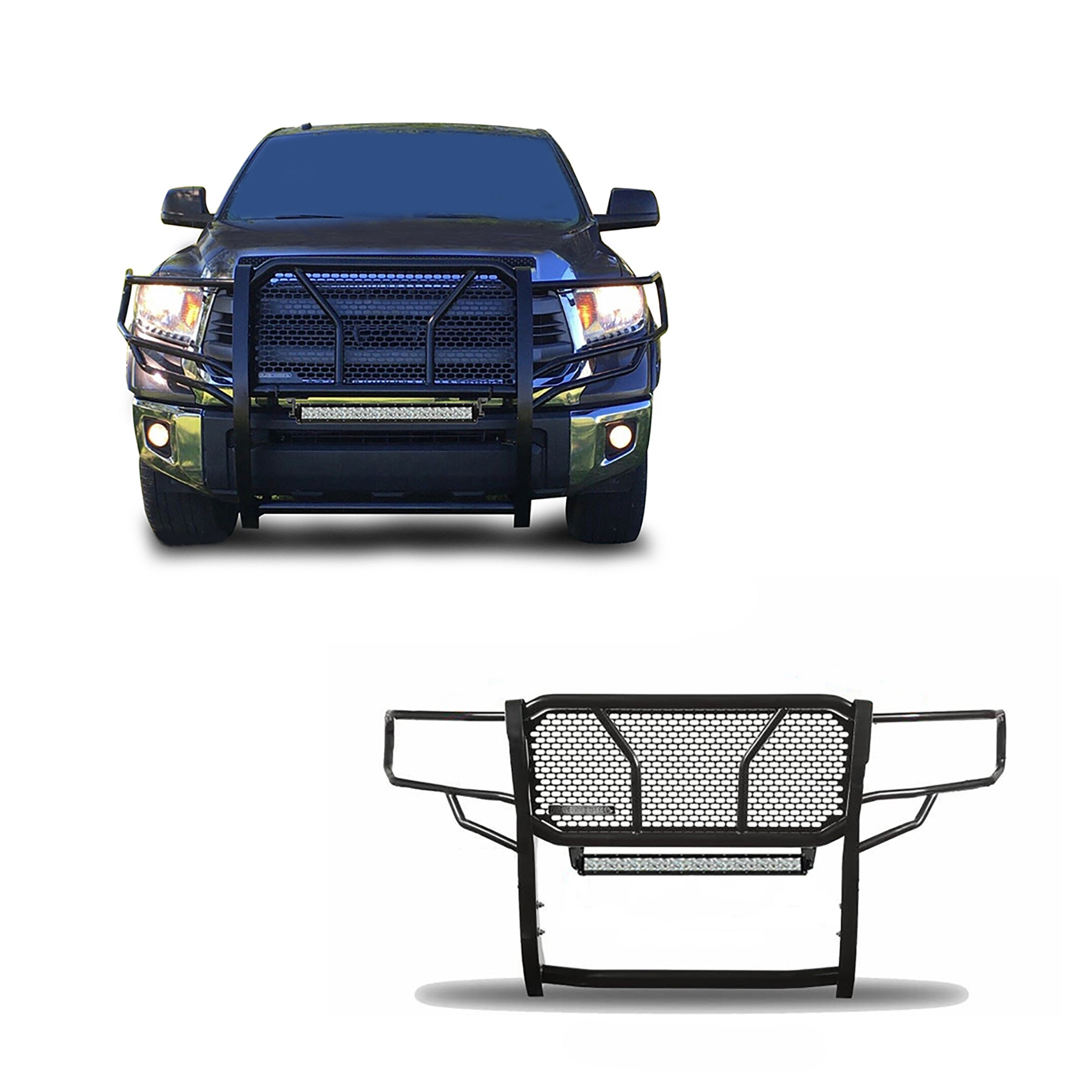 2007-2021 Toyota Sequoia Rugged Heavy Duty Grille Guard Kit Modular | Black Horse Off Road - Image 1