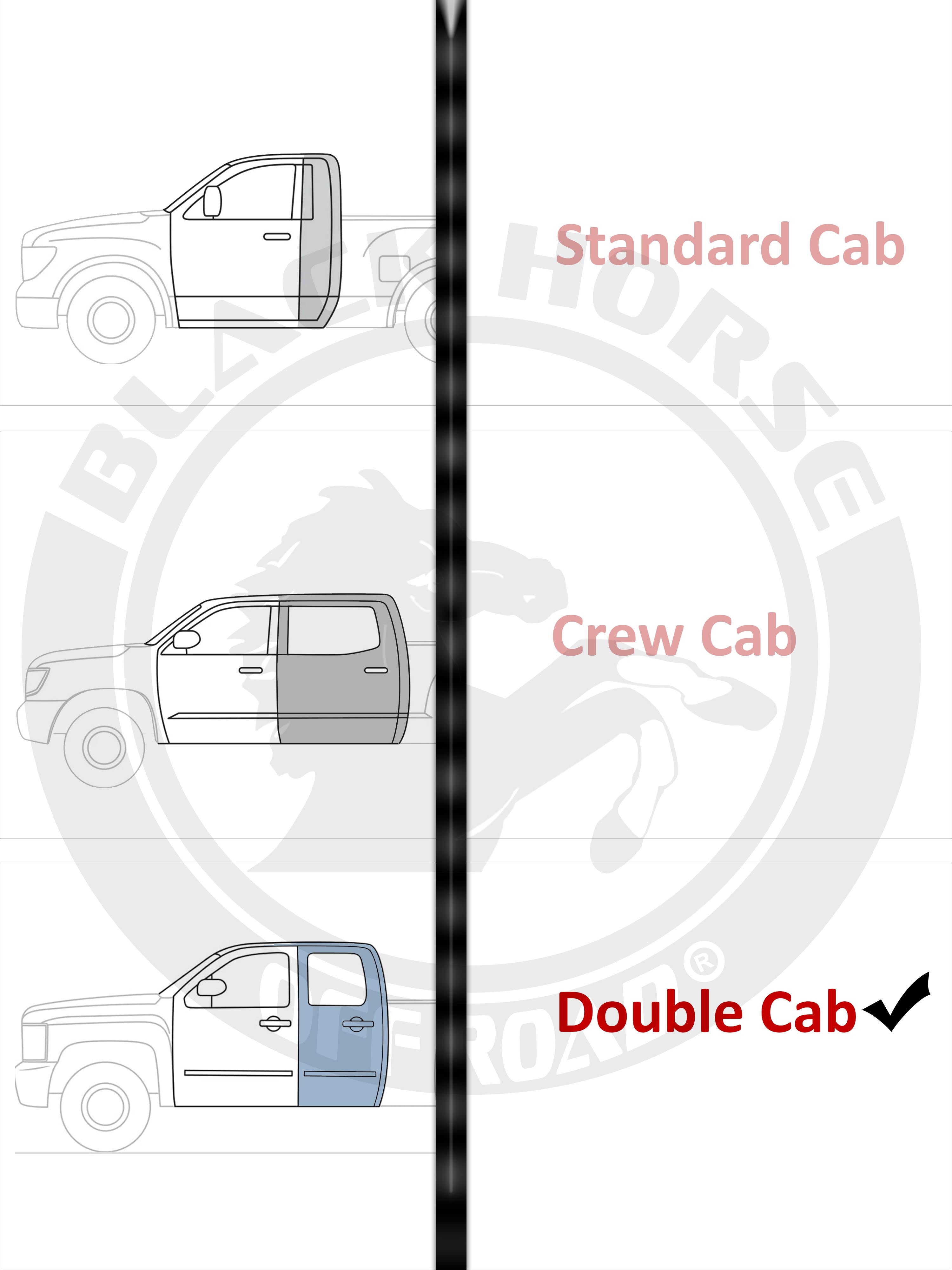 2019-2025 Sierra 1500 Storm Running Boards | Black Horse Off Road - Image 8