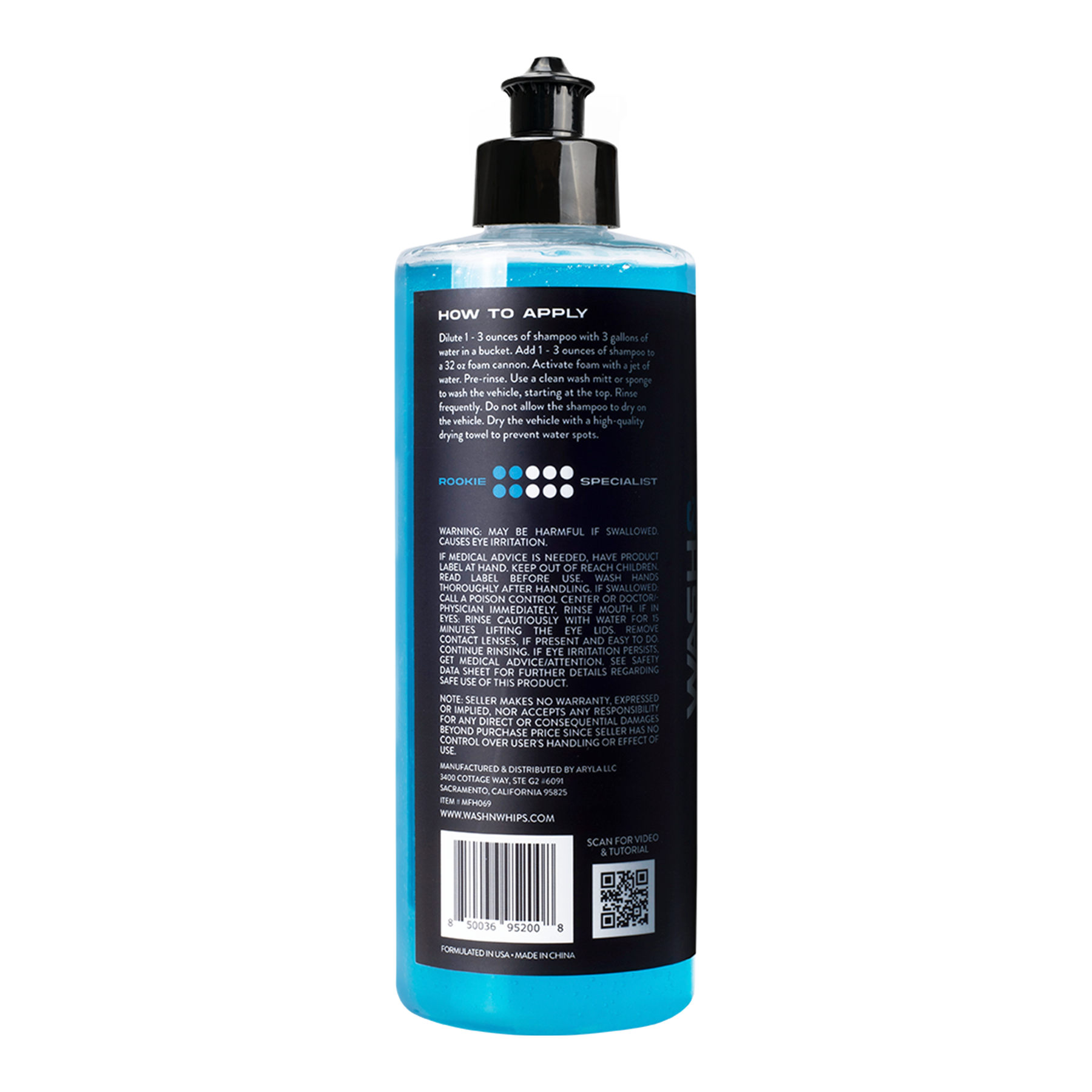 WASH&WHIPS Silverstone Car Wash Shampoo