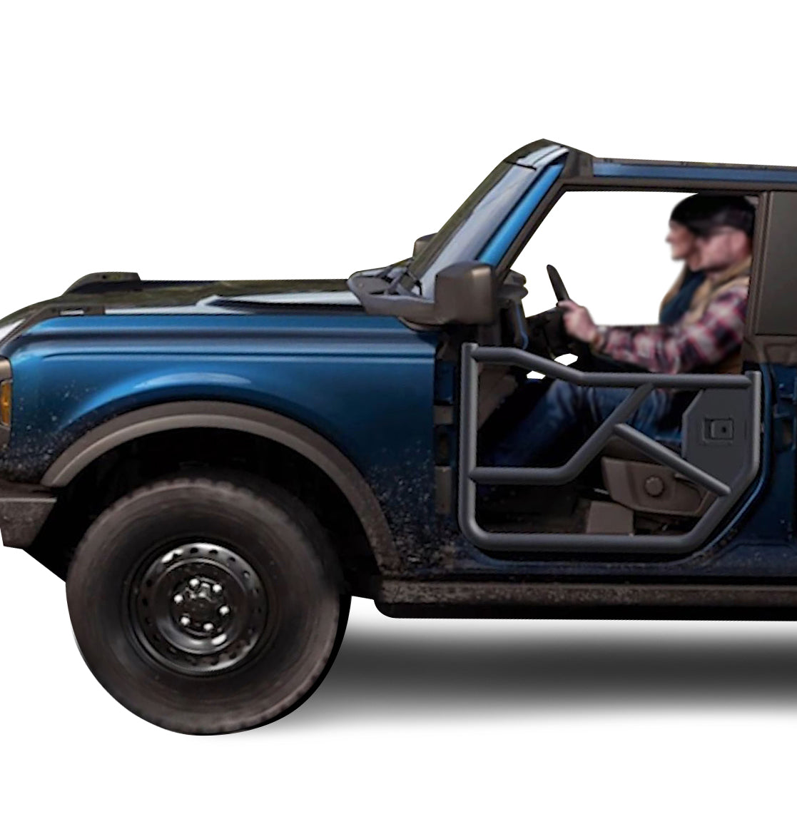 2021-2026 Ford Bronco Tubular Front Doors Tubular | Black Horse Off Road - Image 10