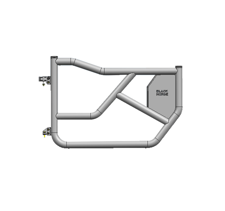 2021-2026 Ford Bronco Tubular Front Doors Tubular | Black Horse Off Road - Image 5