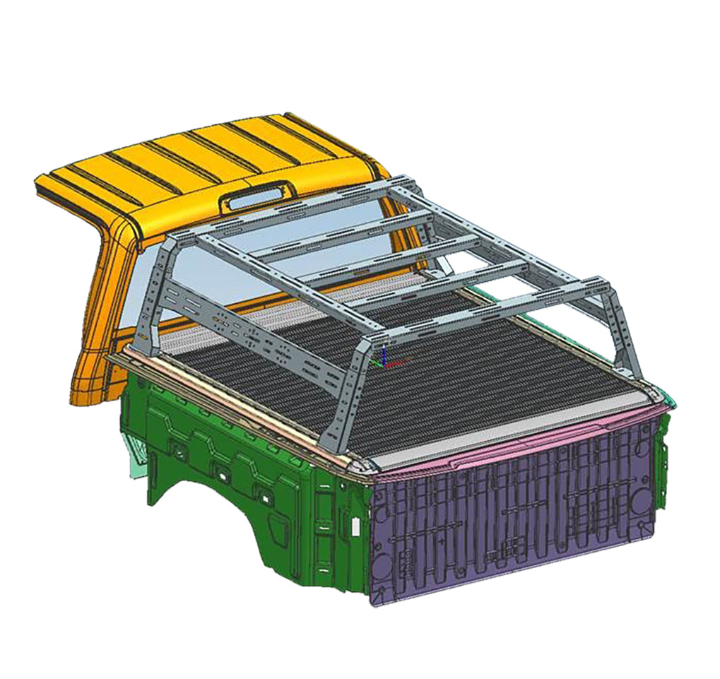 Traveler Overland Utility Bed Rack | Black Horse Off Road - Image 9