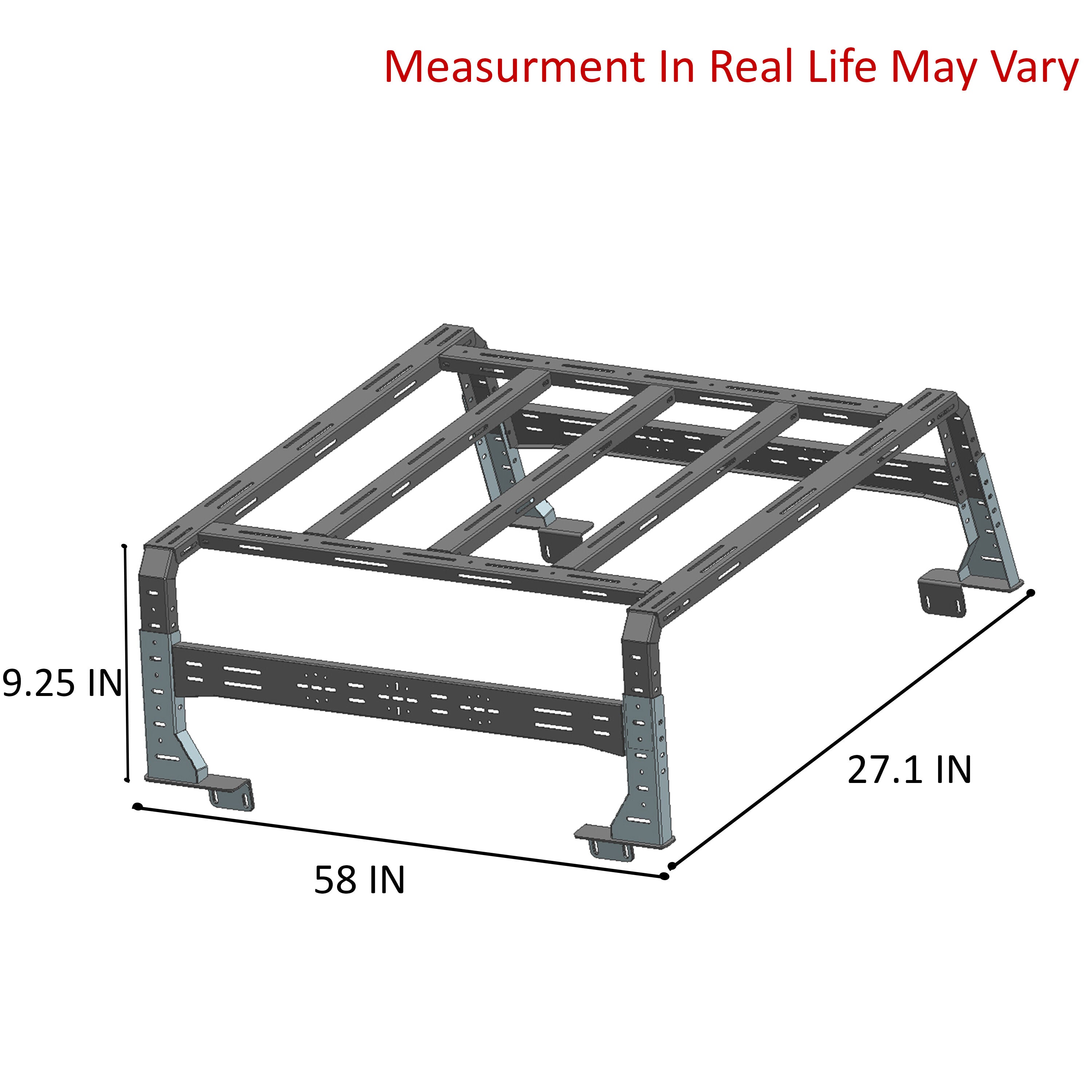 Traveler Overland Utility Bed Rack | Black Horse Off Road - Image 4