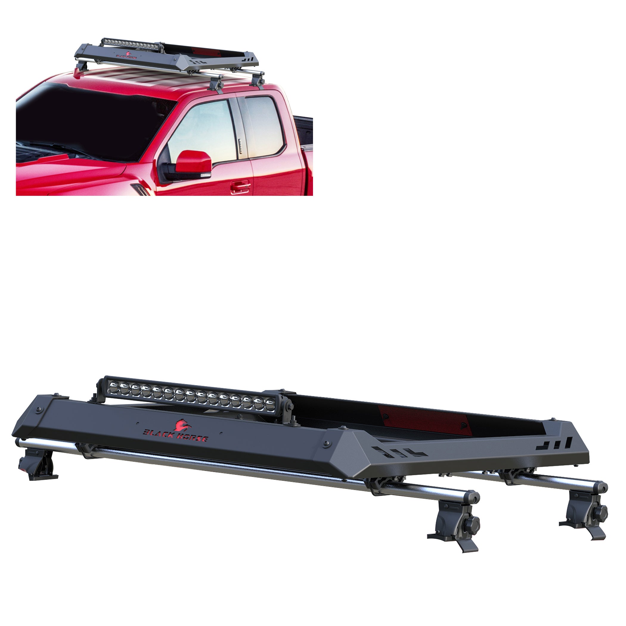 2016-2026 Toyota Tacoma Traveler Roof Rack | Black Horse Off Road - Image 1