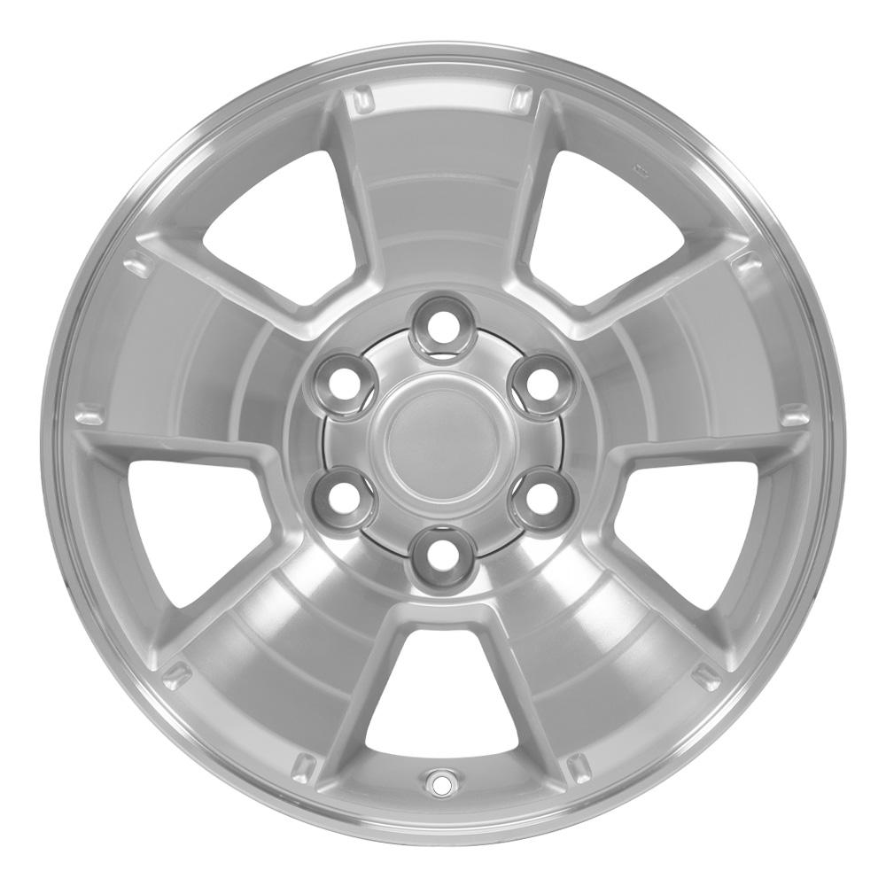 OE Wheels TY09 17x7.5 Gloss Silver Machined replica wheel