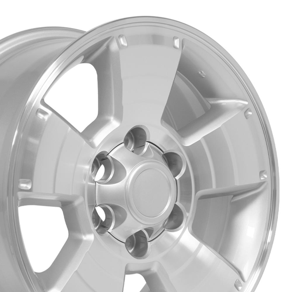 OE Wheels TY09 17x7.5 Gloss Silver Machined replica wheel