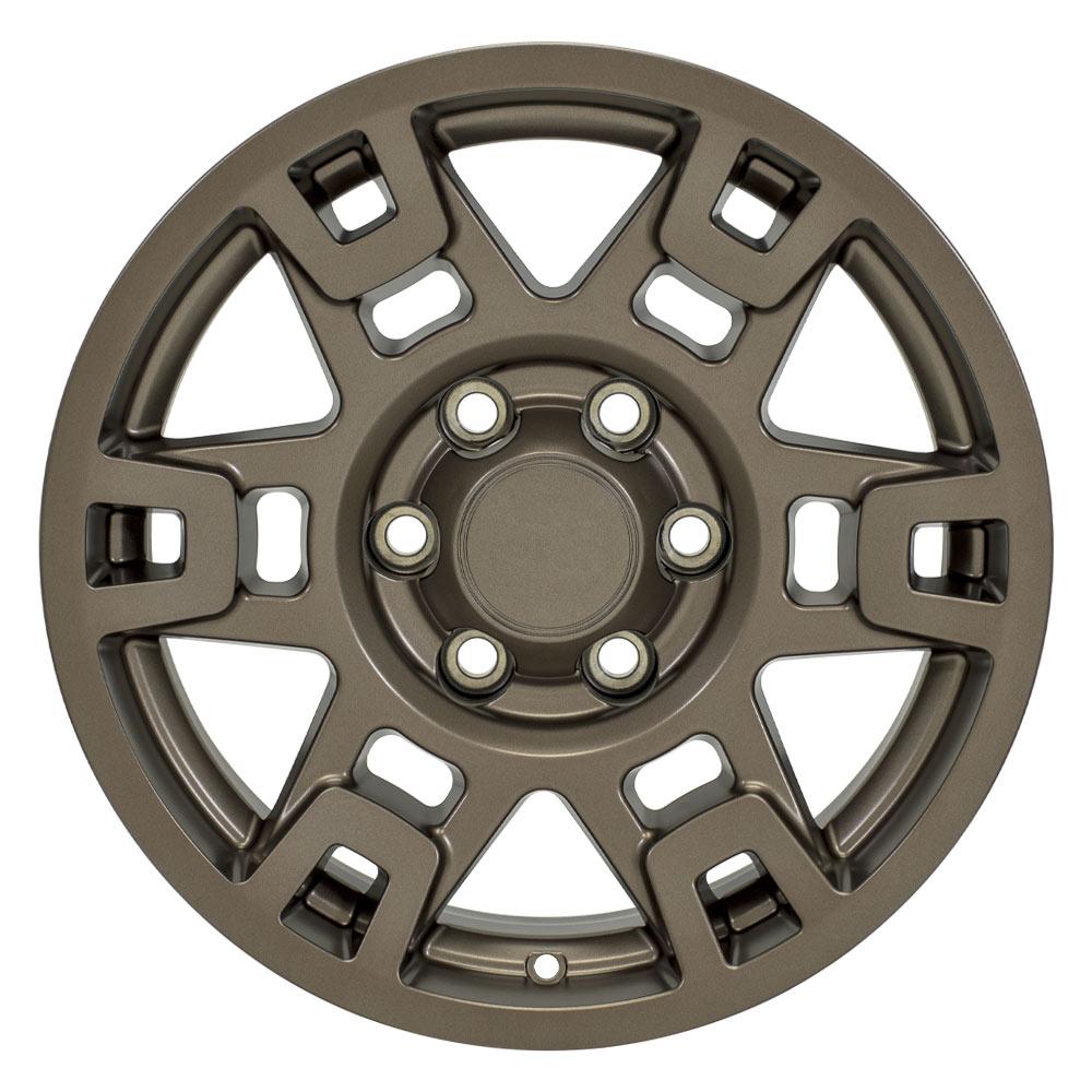 OE Wheels TY16B 17x7 Satin Bronze replica wheel