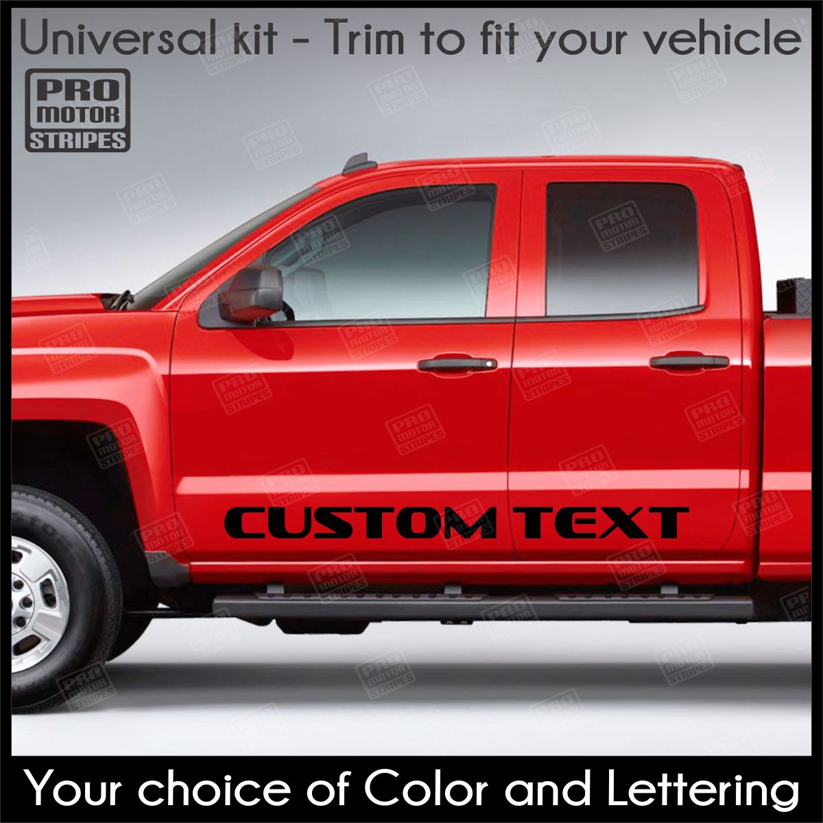 Universal Rocker Panel Stripes For Truck or SUV Style 4
