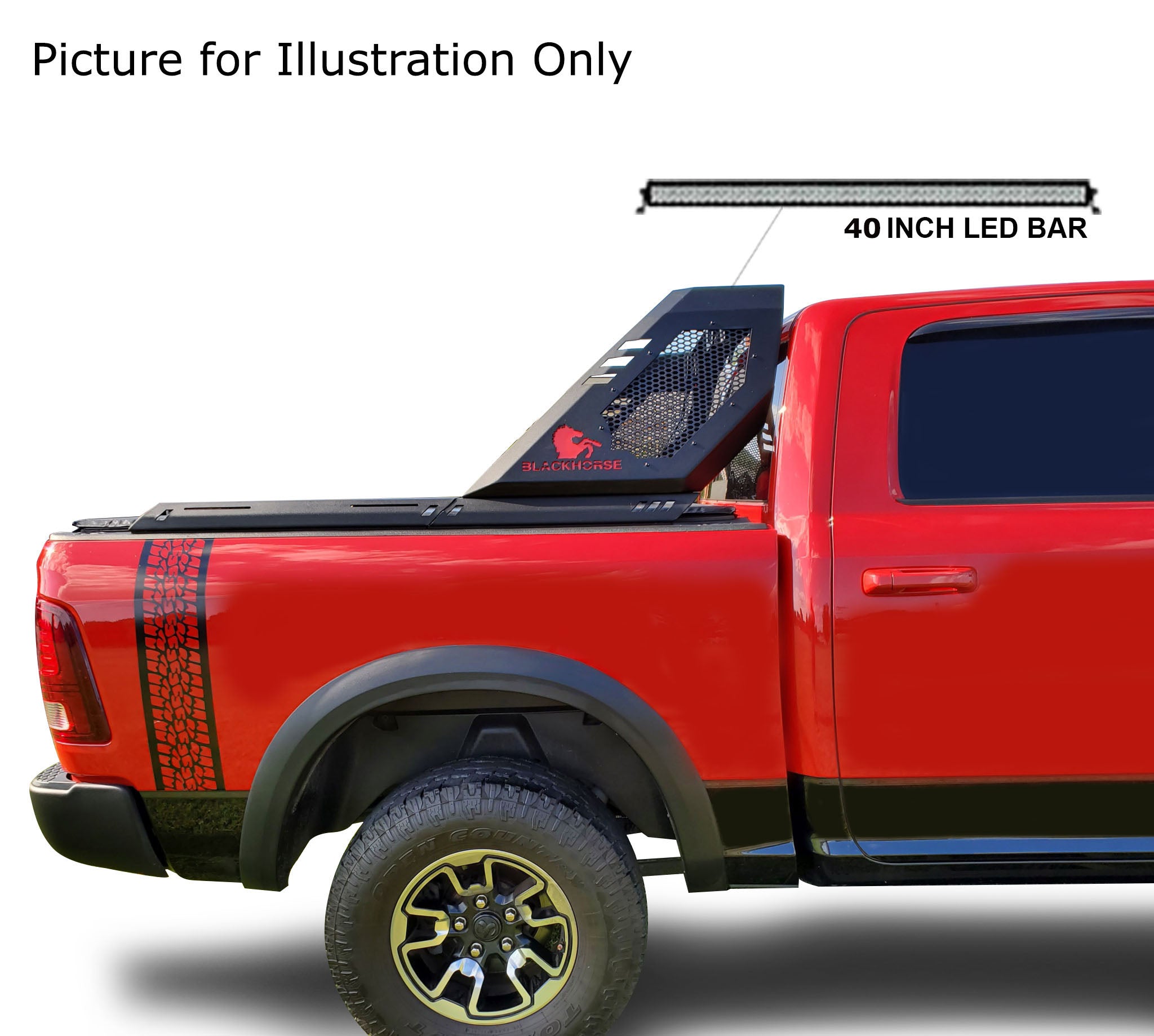 Vigor Roll Bar Kit Modular W/40" LED Light Bar | Black Horse Off Road - Image 5