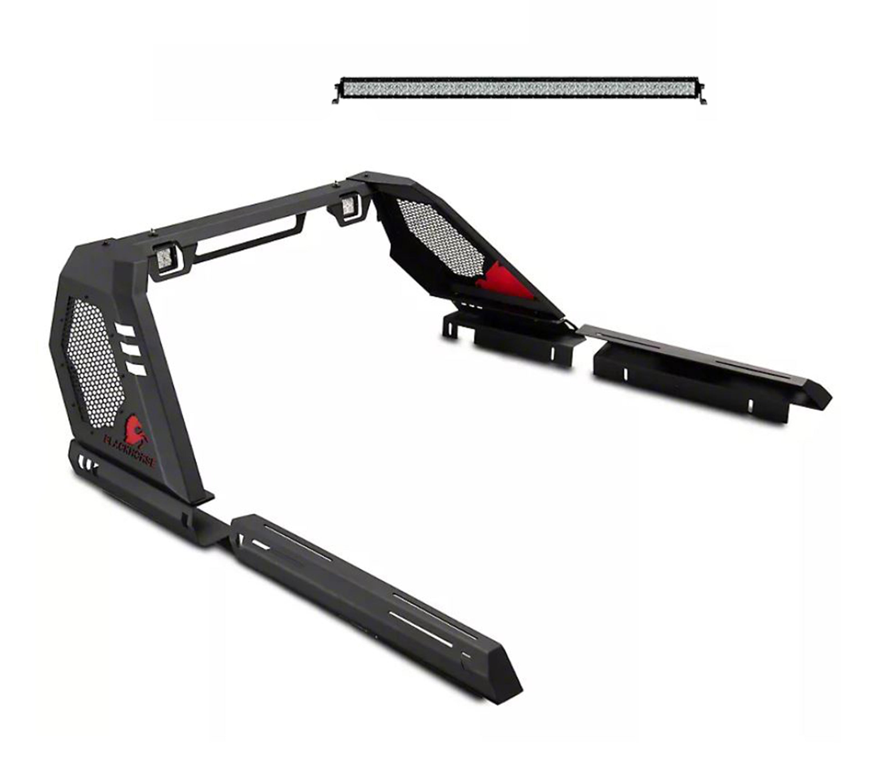 2020-2026 Jeep Gladiator Vigor Roll Bar Kit Modular W/40" LED Light Bar | Black Horse Off Road - Image 1