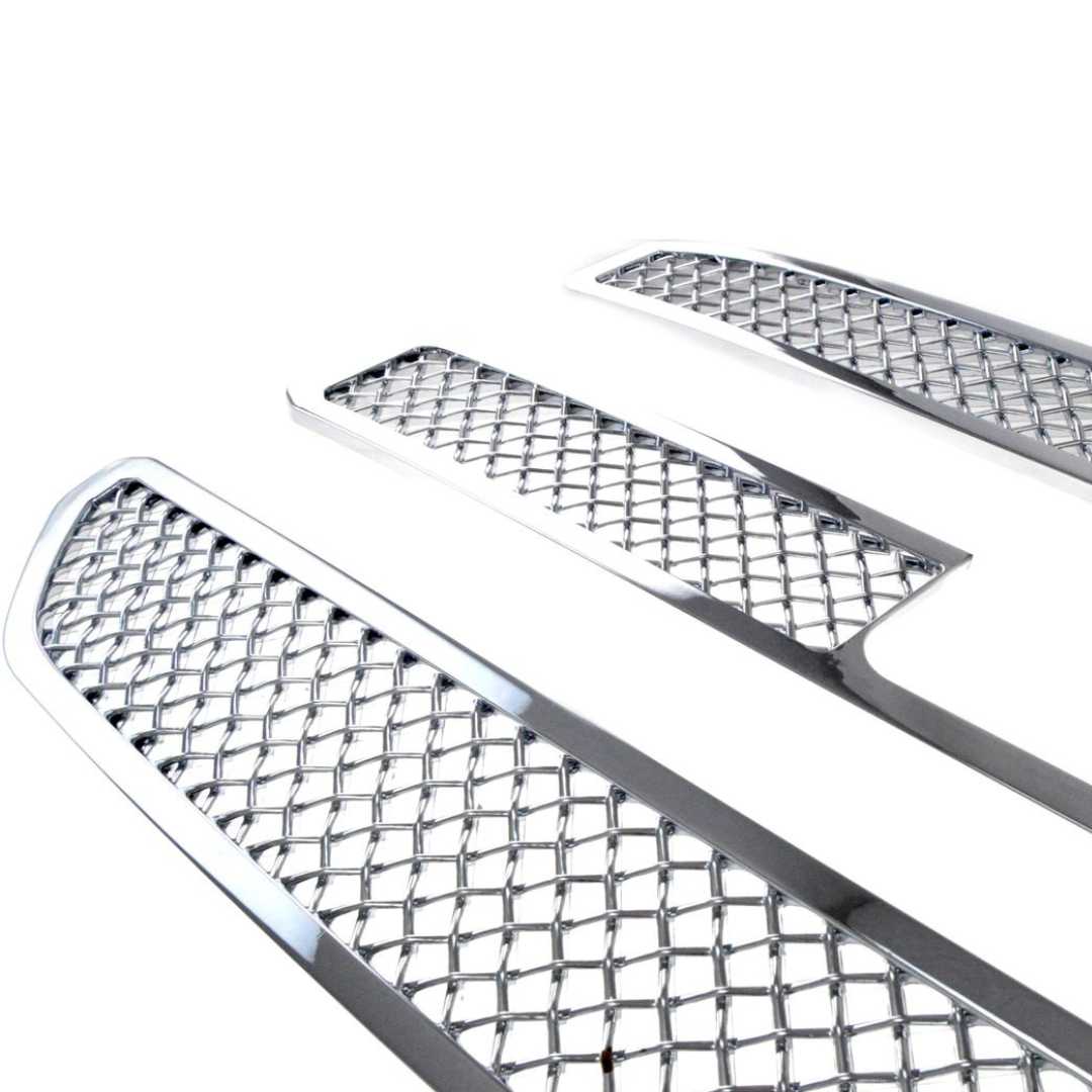 2015-2020 GMC Yukon SLE/SLT 3 PCS Chrome Tape-on Patented Grille Overlay