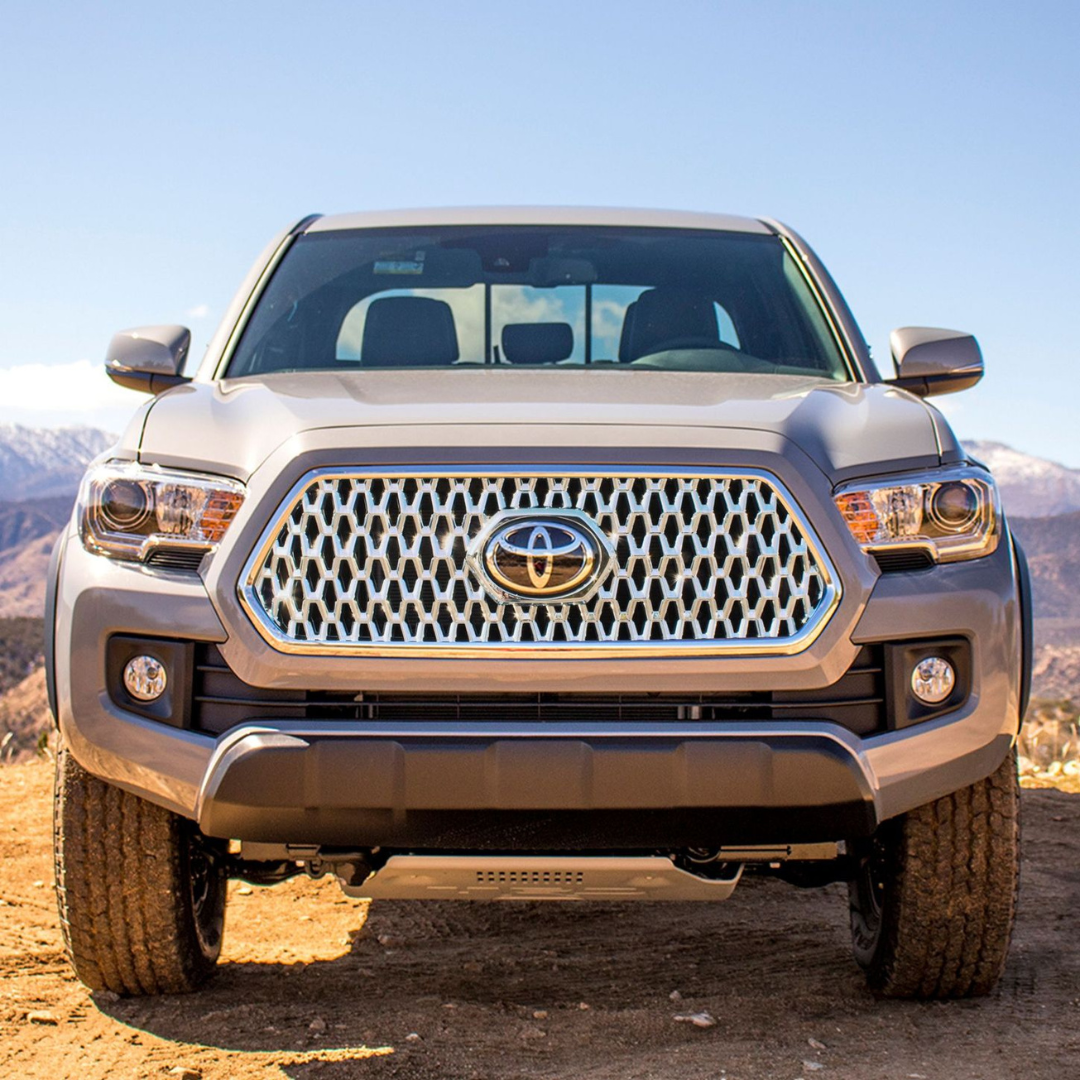 2018-2019 Toyota Tacoma TRD Sport/Off-Road 1 PC Chrome Tape-on Patented Grille Overlay