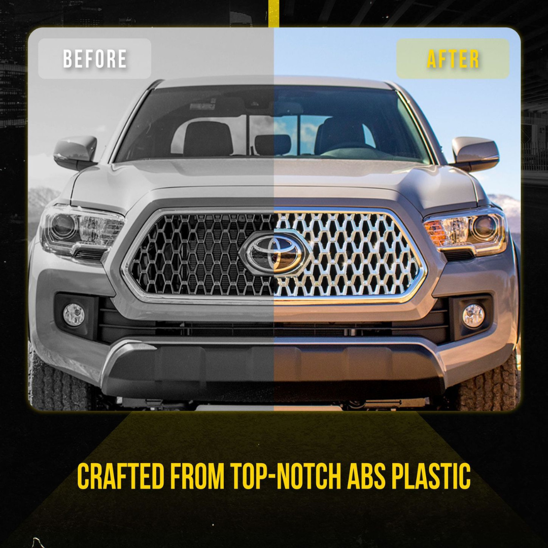 2018-2019 Toyota Tacoma TRD Sport/Off-Road 1 PC Chrome Tape-on Patented Grille Overlay