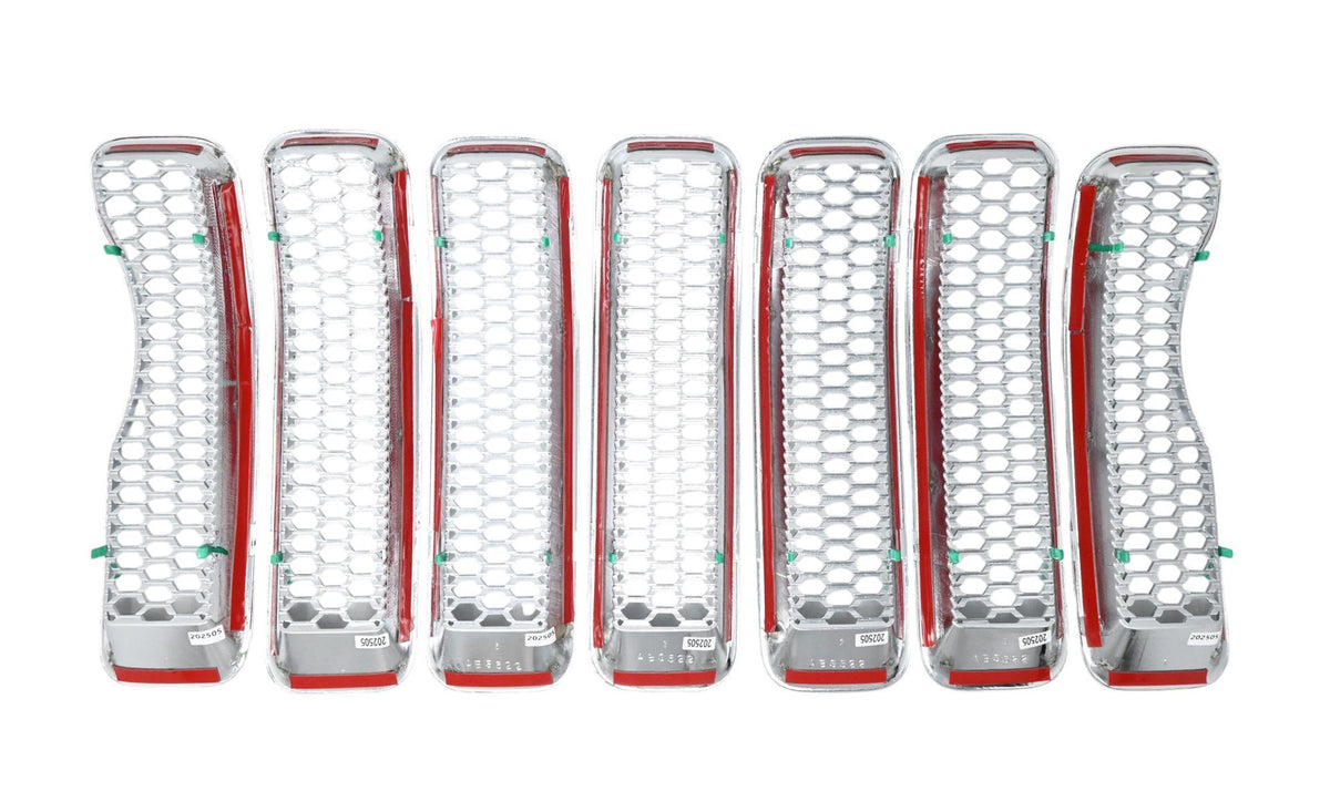 Trim Illusion ABS522 chrome grille overlay for 2018-2023 Jeep Wrangler - image 4