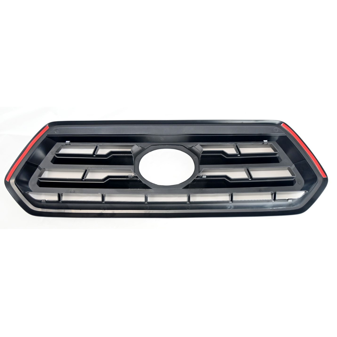 2020-2023 Toyota Tacoma SR/SR5 1 PC Gloss Black Snap-on W/Tape Patented Grille Overlay