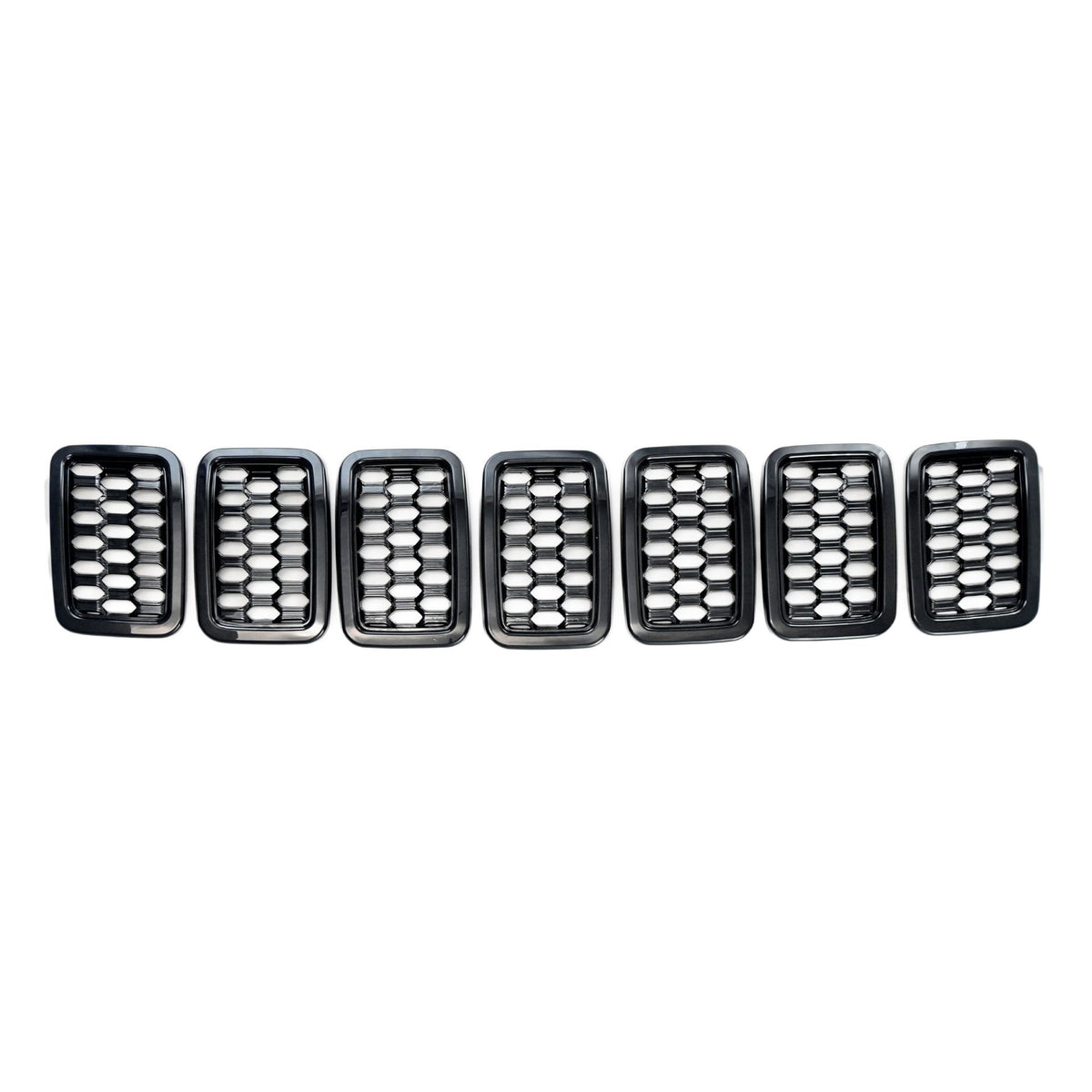 Trim Illusion ABS6527BLK gloss black grille overlay for 2017-2022 Jeep Grand Cherokee and Grand Cherokee WK - image 14