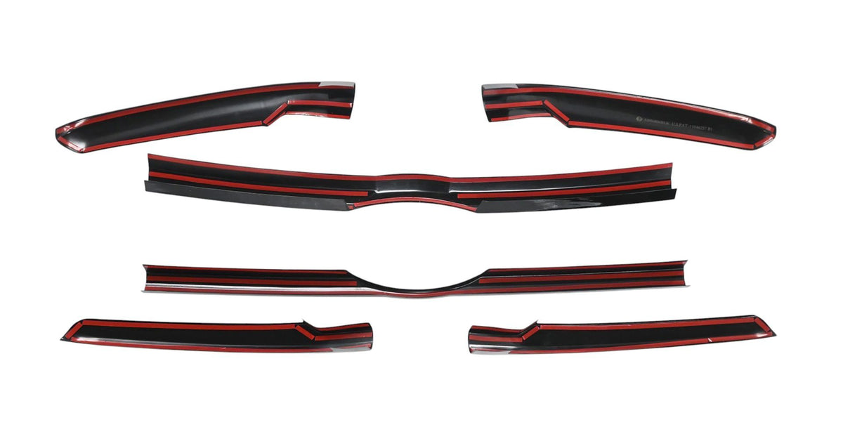 Trim Illusion ABS6806BLK gloss black grille overlay for 2022-2024 Ford Expedition - image 4