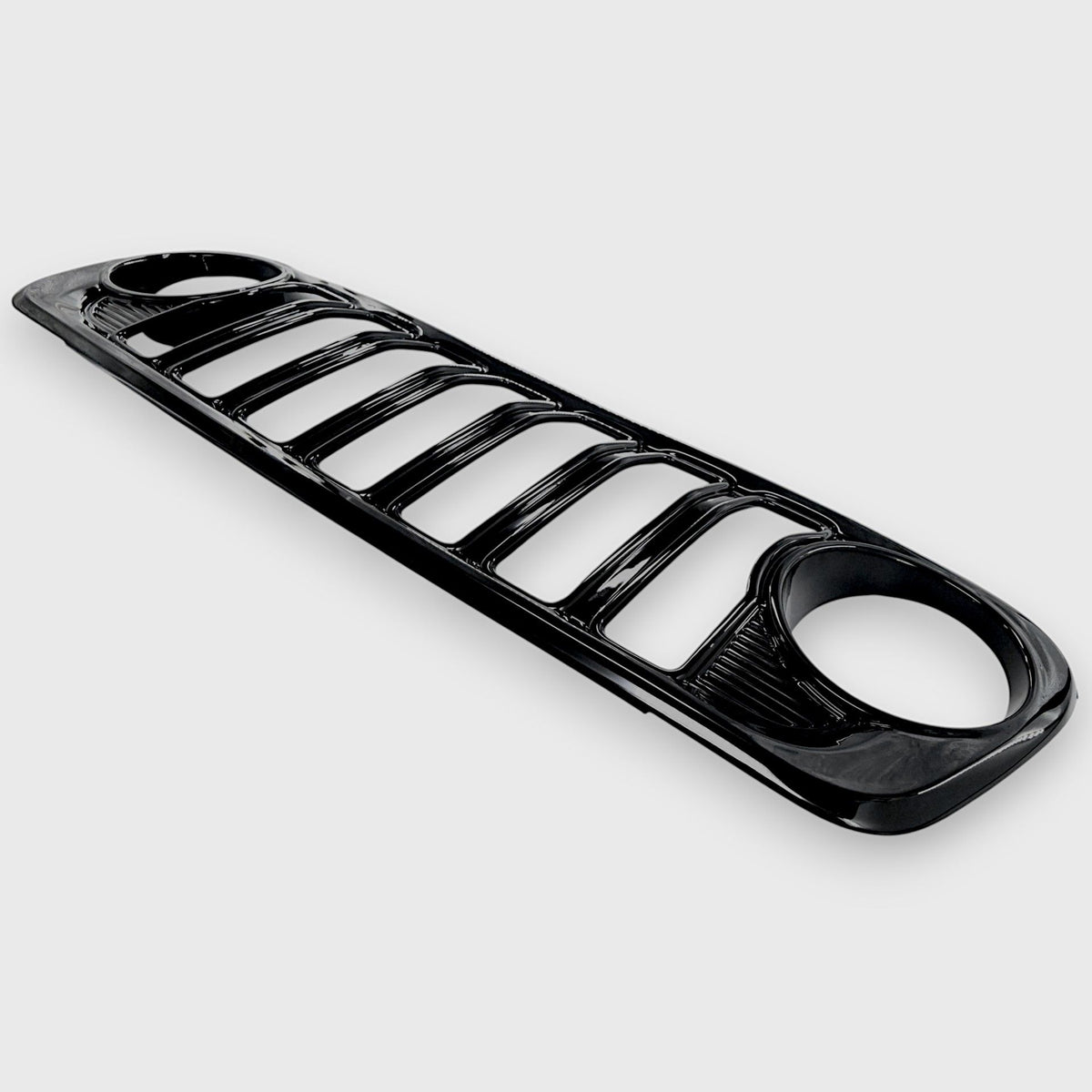 Trim Illusion ABS6807BLK gloss black grille overlay for 2024-2026 Jeep Wrangler and Gladiator - image 3
