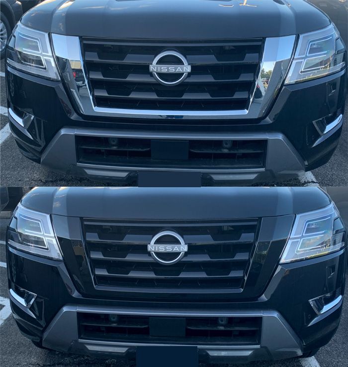 Trim Illusion ABS6826BLK gloss black grille overlay for 2020-2025 Nissan Armada - image 6