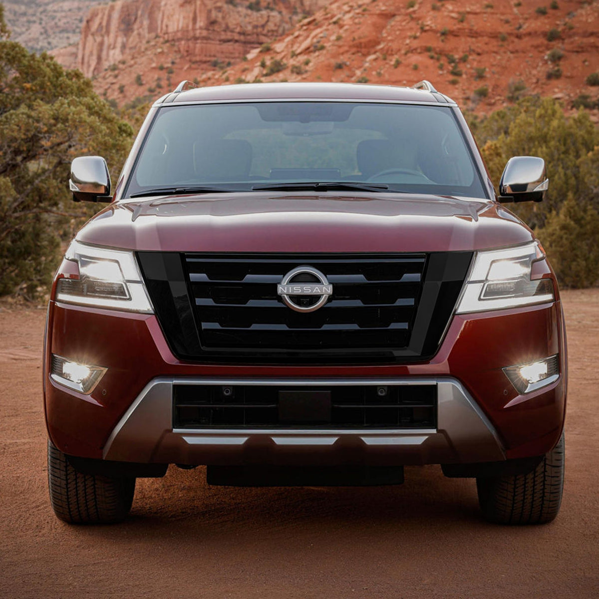 Trim Illusion ABS6826BLK gloss black grille overlay for 2020-2025 Nissan Armada - image 5