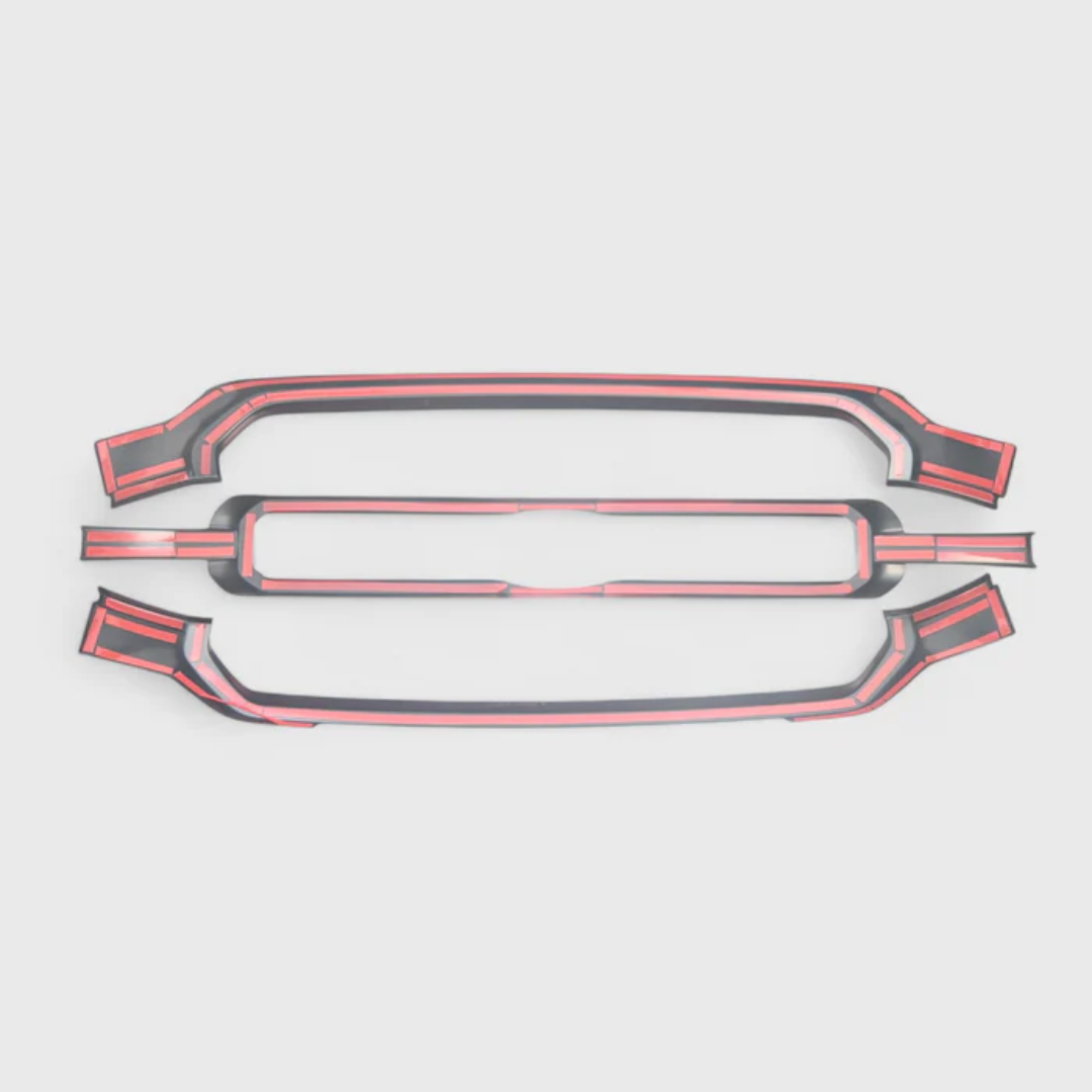 2021-2023 Ford F-150 Chrome Delete Black Grille Overlay