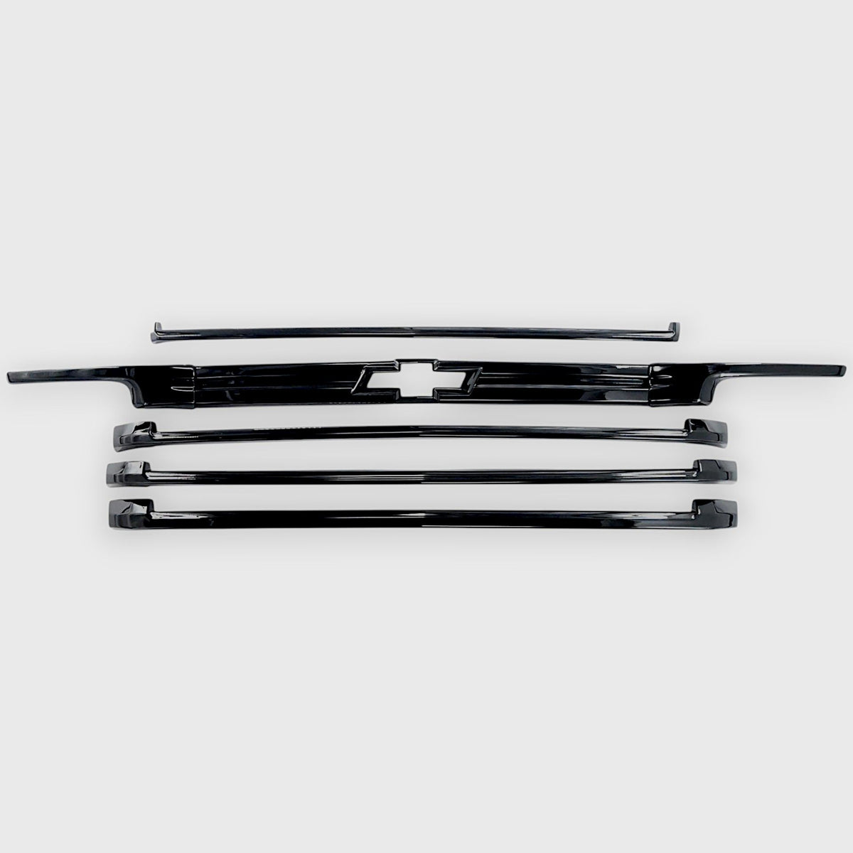 Trim Illusion ABS6845BLK gloss black grille overlay for 2021-2024 Chevrolet Suburban and Tahoe - image 1