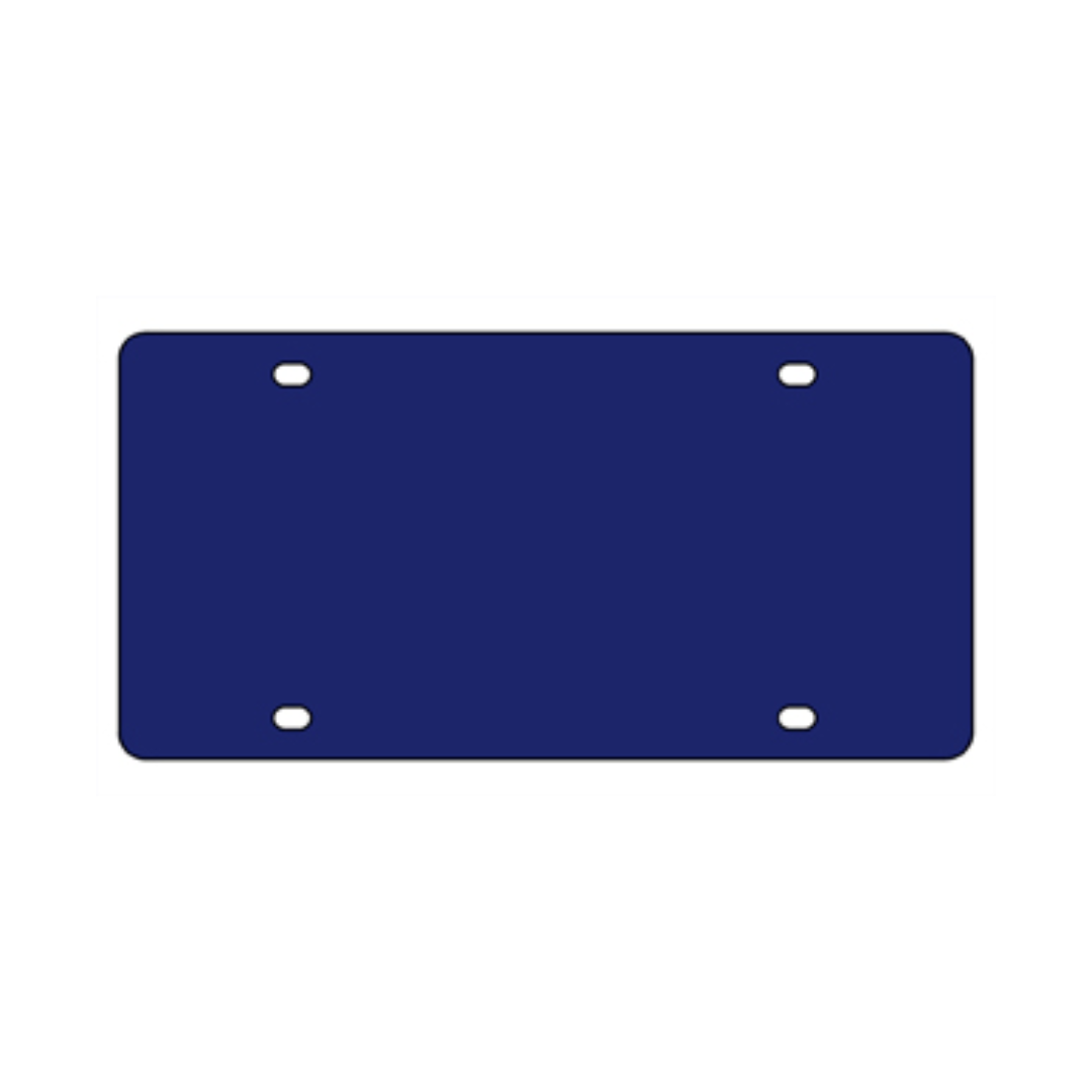 Acrylic License Plate Blank