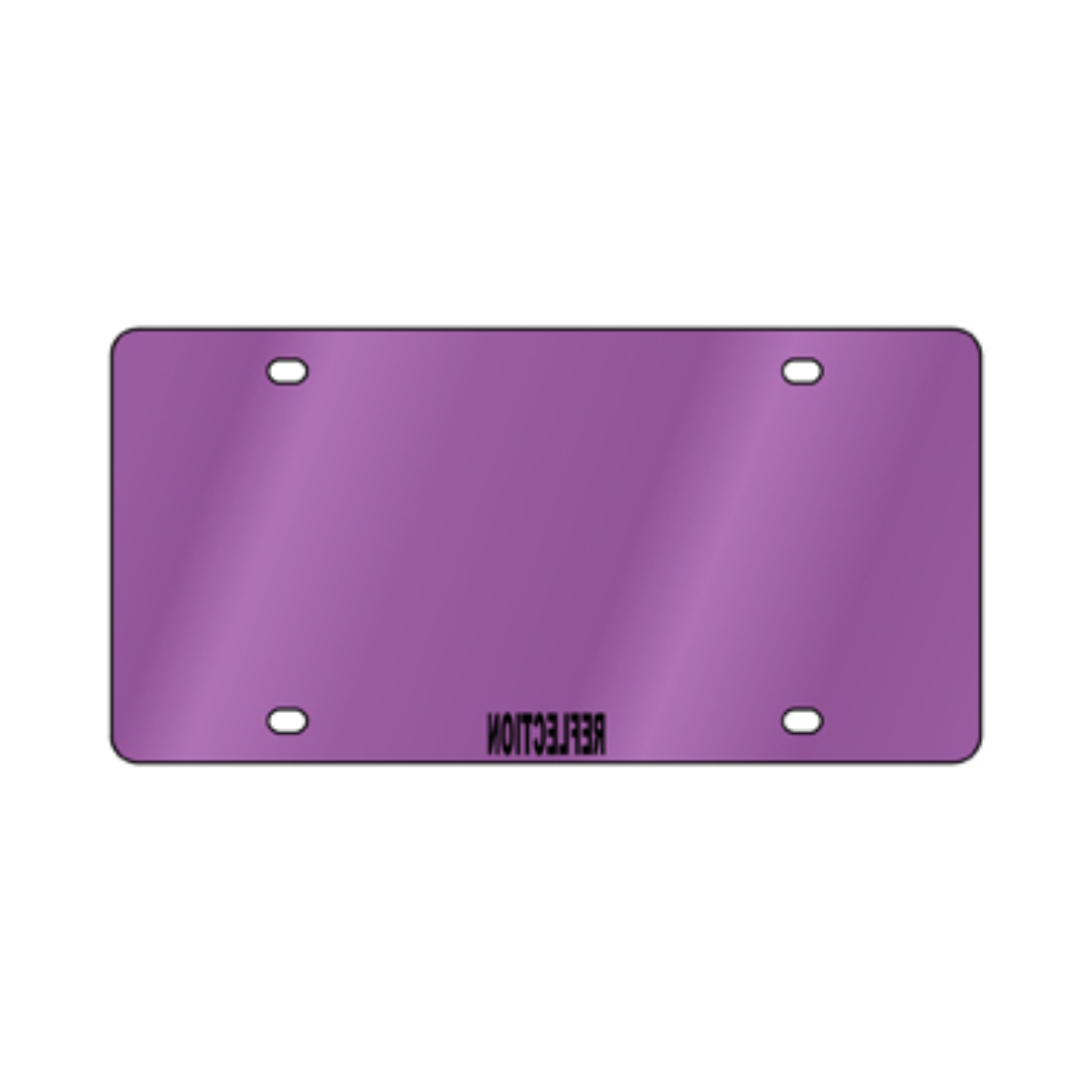 Acrylic License Plate Blank