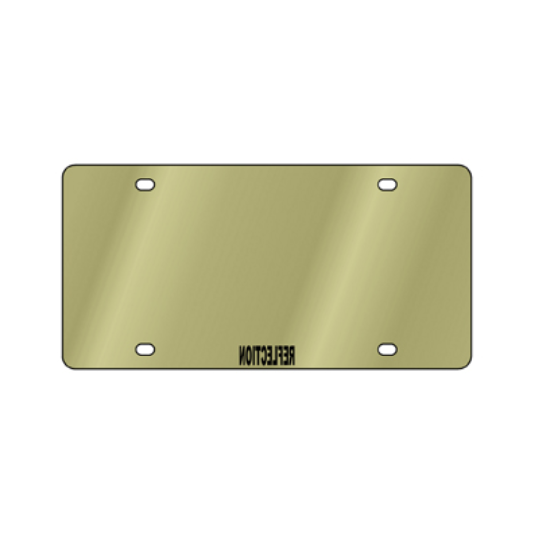 Acrylic License Plate Blank