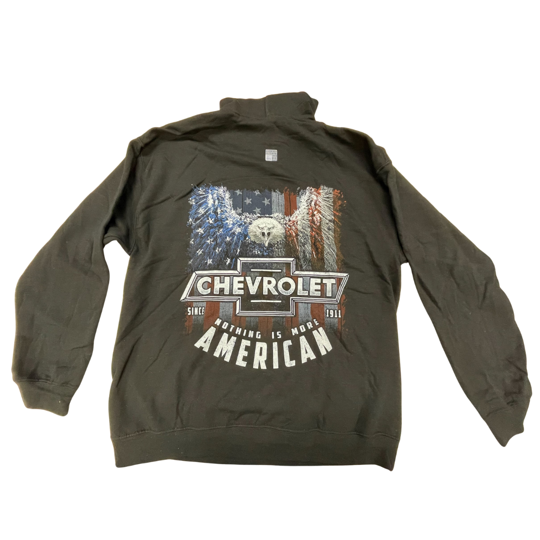 All-American Chevrolet Hoodie Flag, Eagle & Freedom