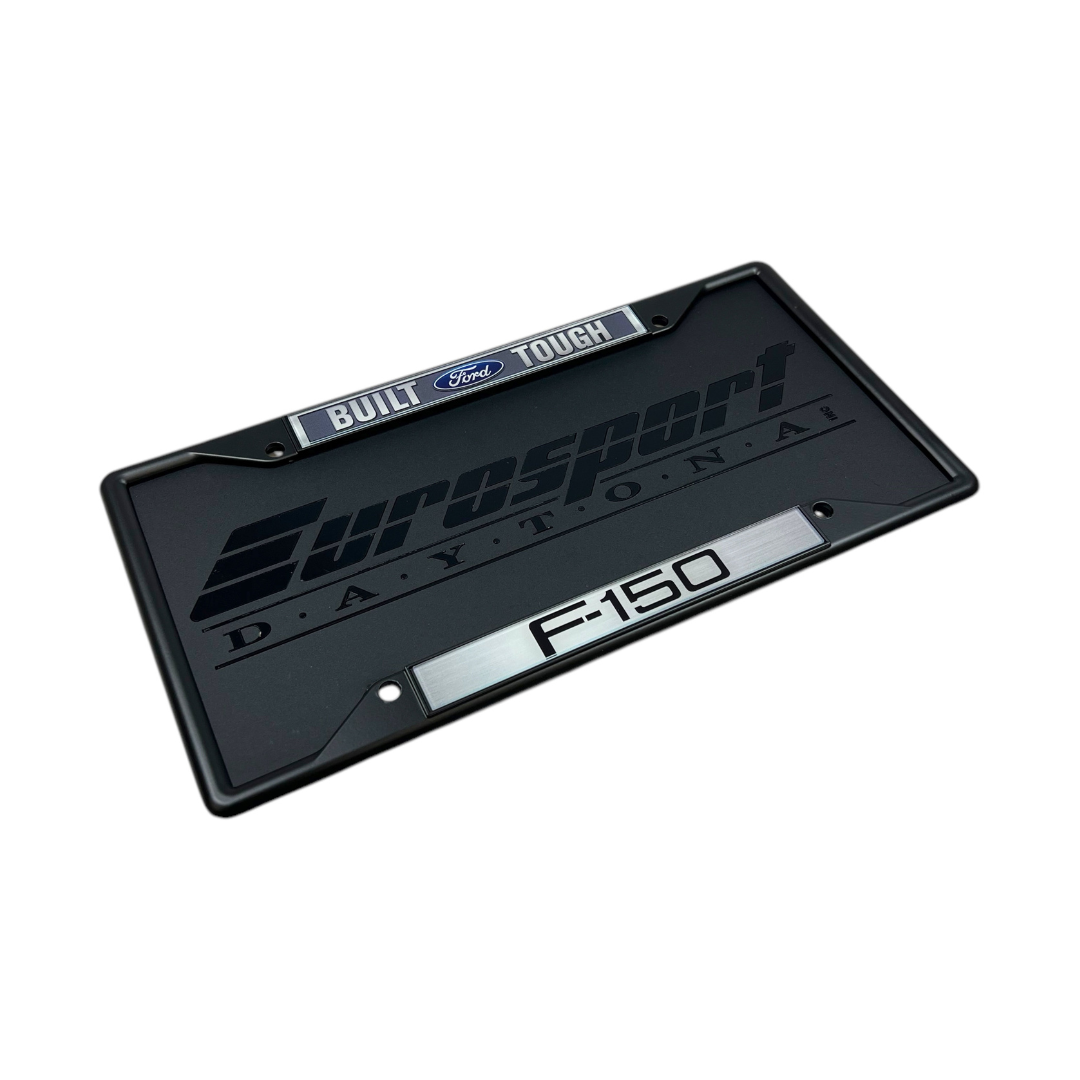 Built Ford Tough F-150 Black License Plate Frame