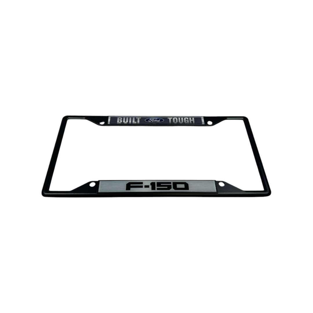 Built Ford Tough F-150 Black License Plate Frame