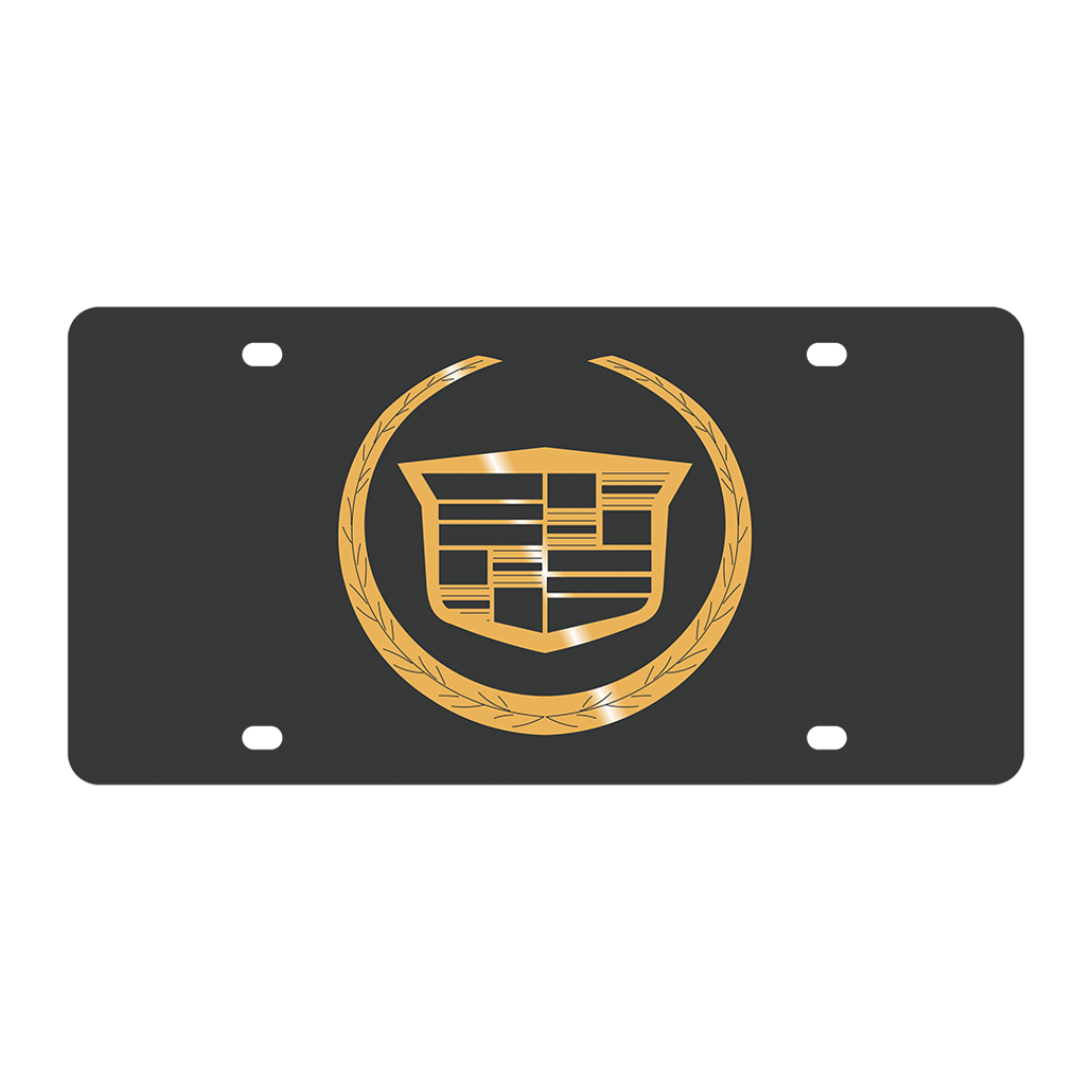 Cadillac Carbon Steel License Plate