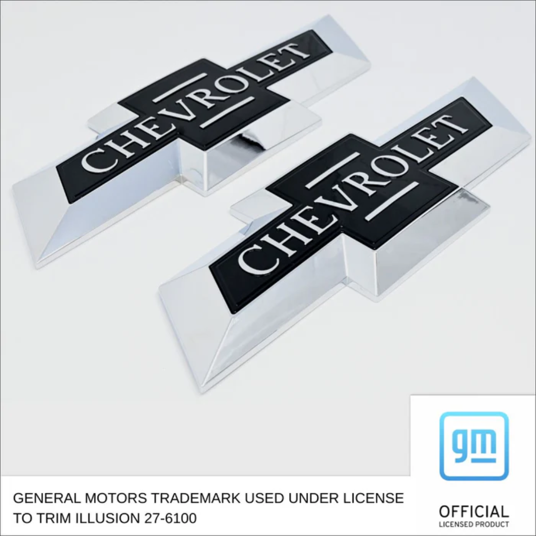 16-18 Chevrolet Silverado 1500 2 PCS Centennial Tape-on Officially Licensed Chevrolet Emblem Set