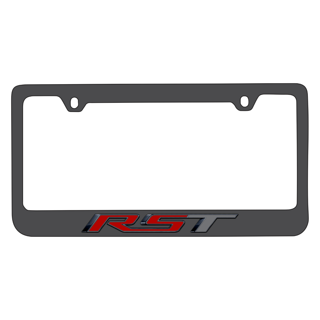 Chevrolet RST Black License Plate Frame