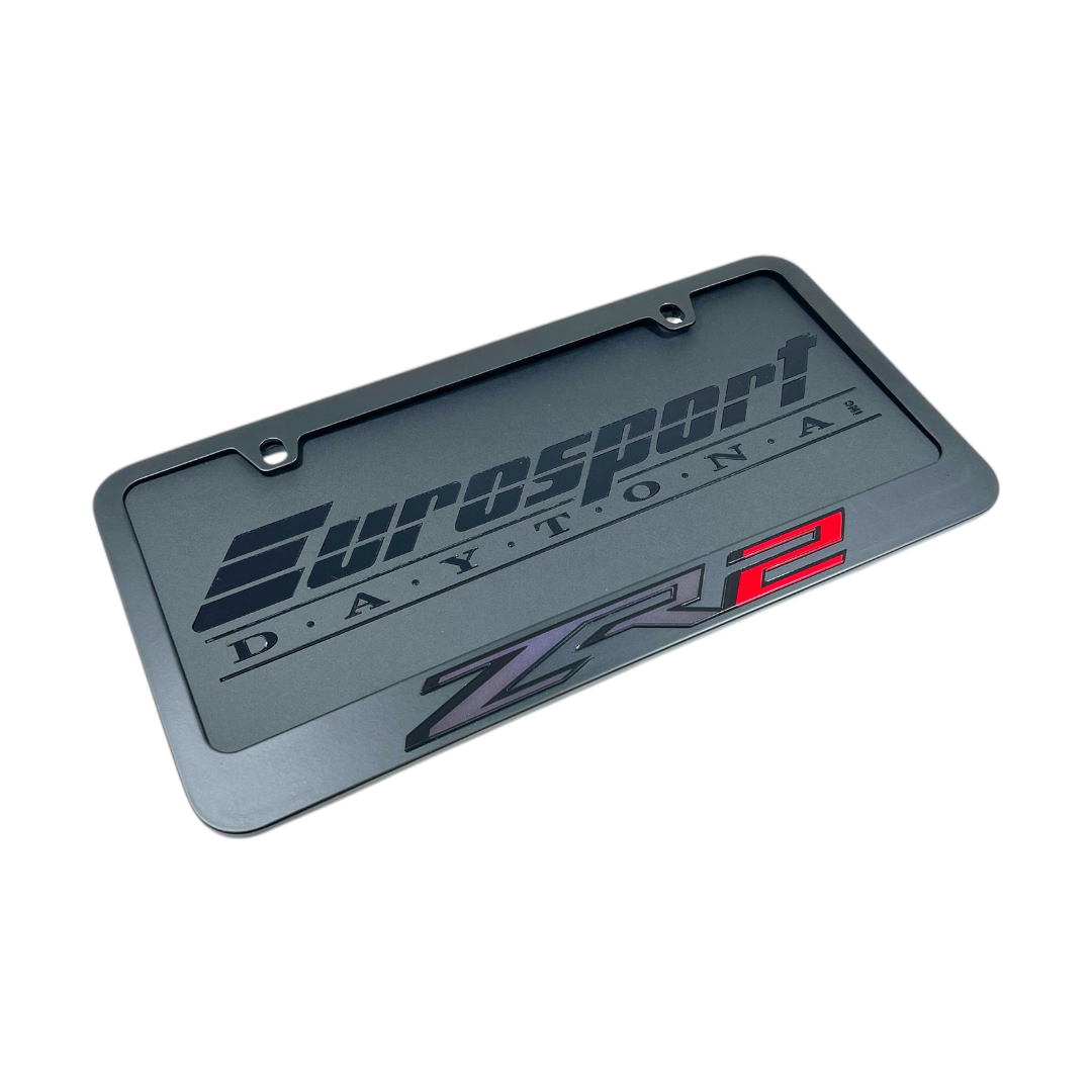 Chevrolet ZR2 Black License Plate Frame