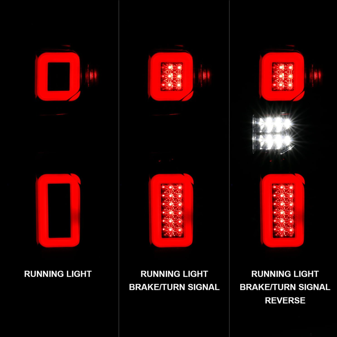 Chevy Silverado 1500 19-23 / 2500HD/3500HD Black w/ Smoke Lens W/ Sequential Signal (FACTORY LED MODELS)