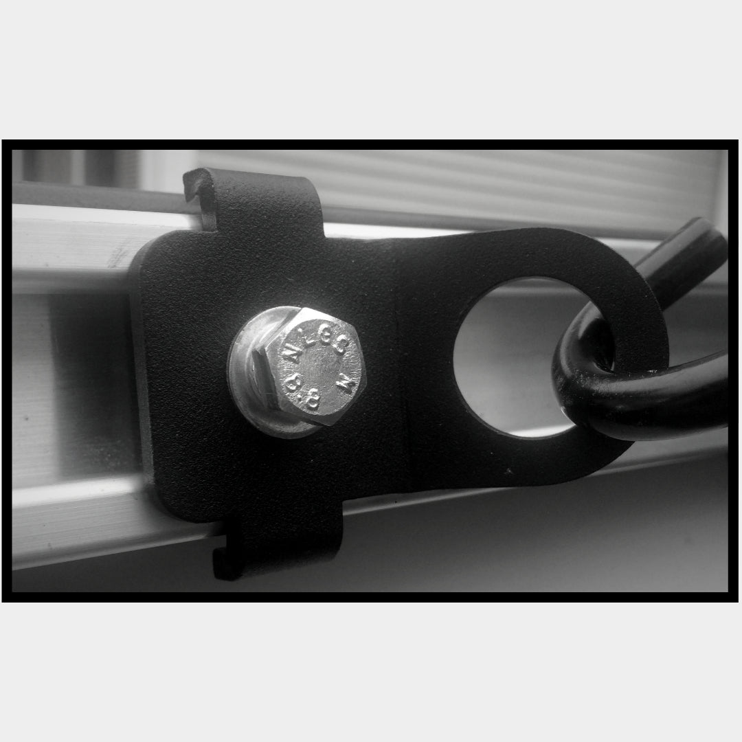 Truck Bed Rail Tie Down Cleats with Tie Down Straps