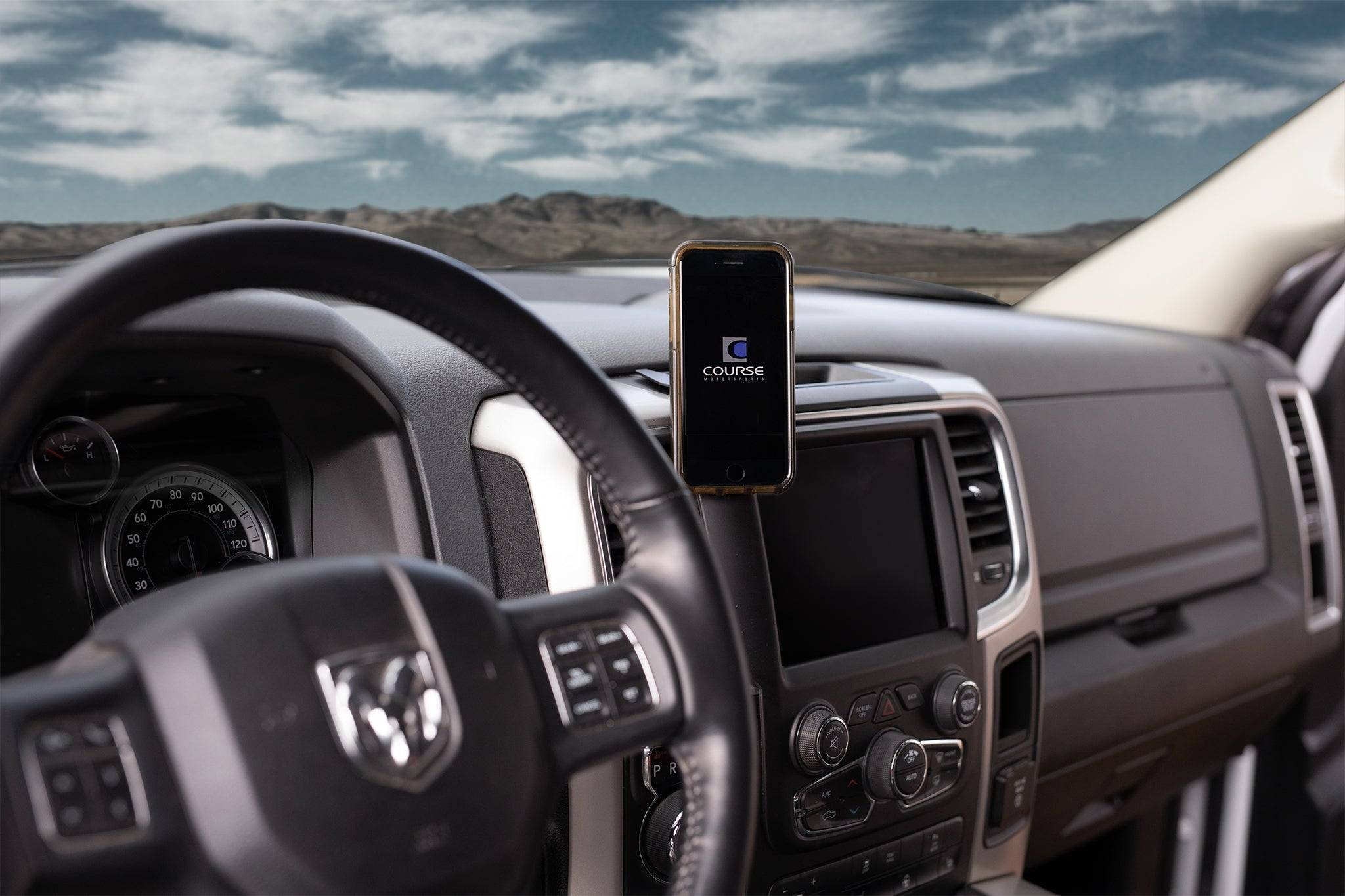 Direct Fit Phone Mount - Dodge Ram (Classic Body) - 1500/2500/3500/4500/5500 (2013-2018)